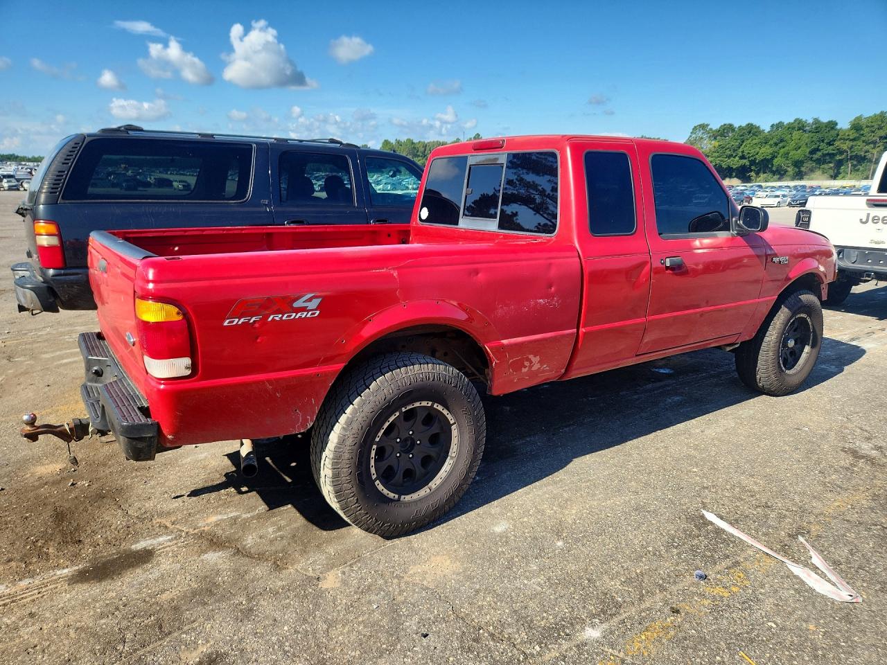1998 Ford Ranger Super Cab Red vin: 1FTZR15X8WPA11949