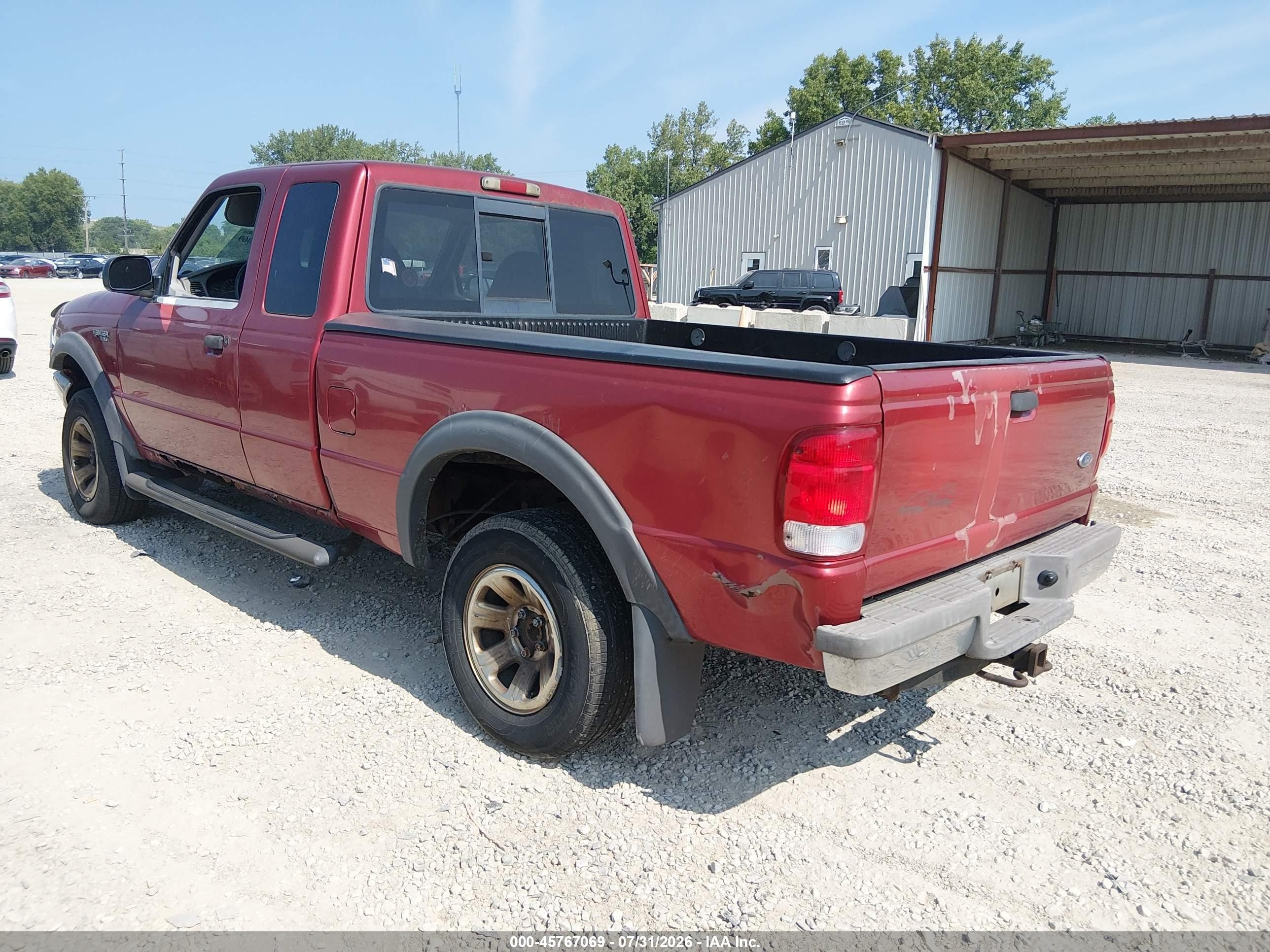 2000 Ford Ranger Xlt Red vin: 1FTZR15X8YTA07345
