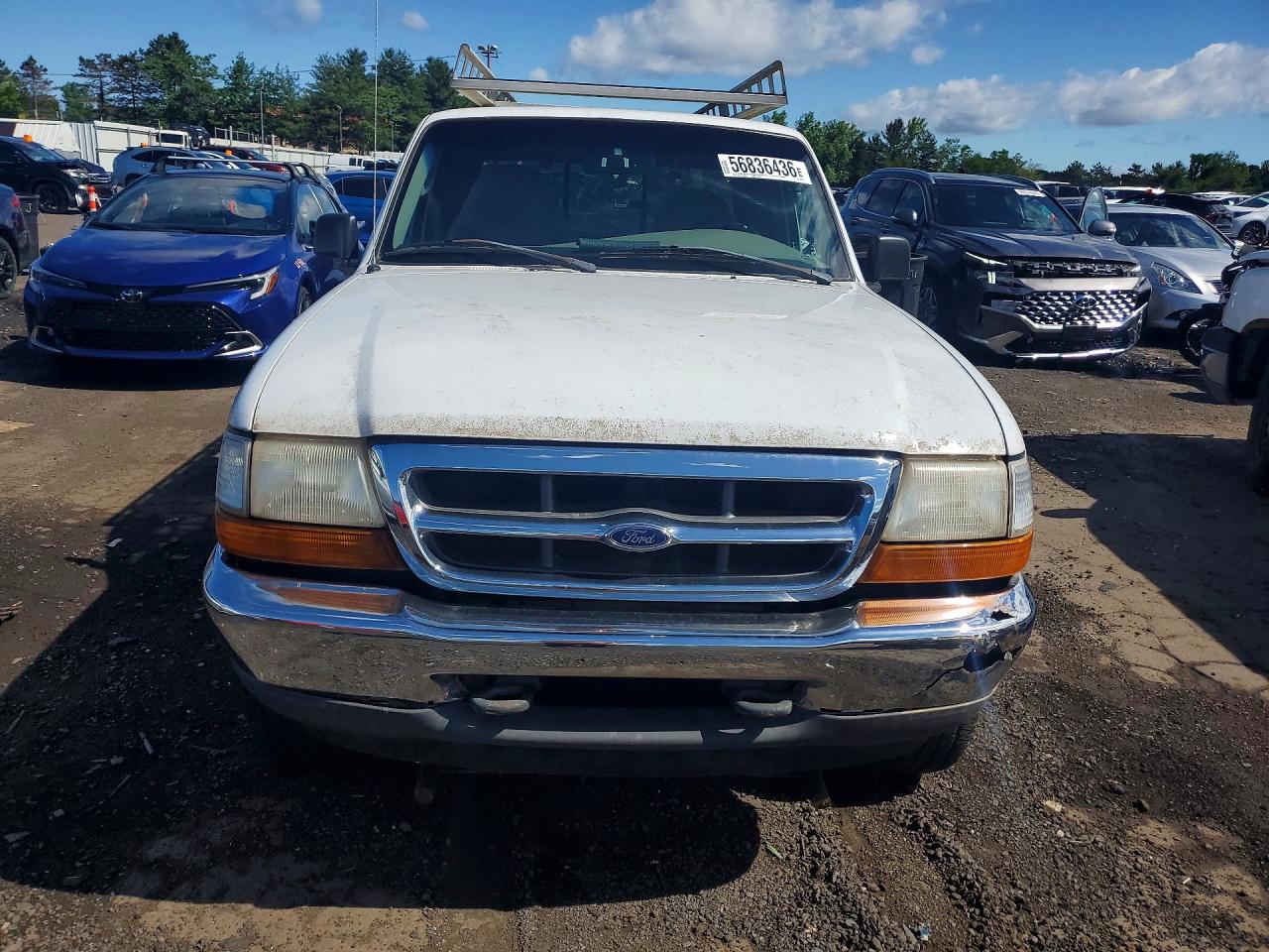 1998 Ford Ranger Super Cab White vin: 1FTZR15X9WTA69785
