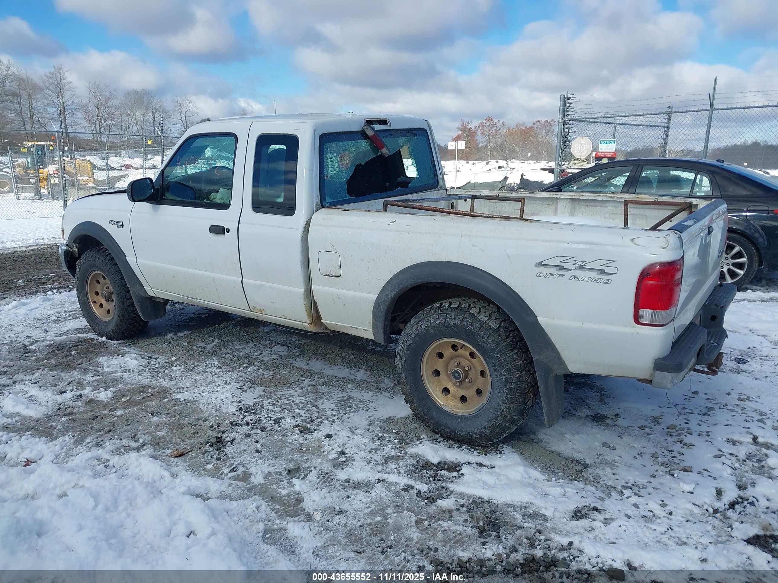2000 Ford Ranger Xlt White vin: 1FTZR15X9YTB27915