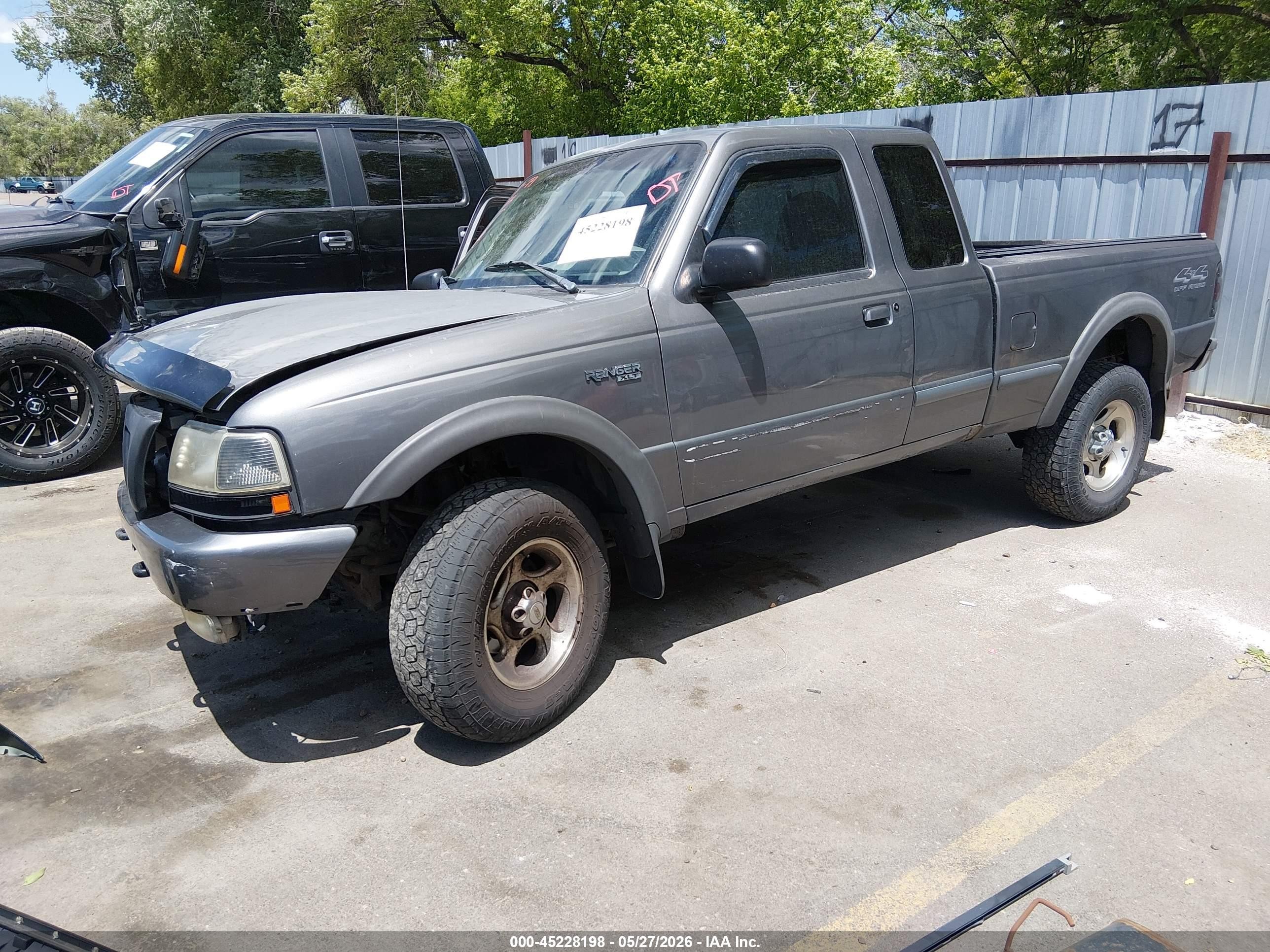1998 Ford Ranger Splash/xl/xlt Gray vin: 1FTZR15XXWPB53509