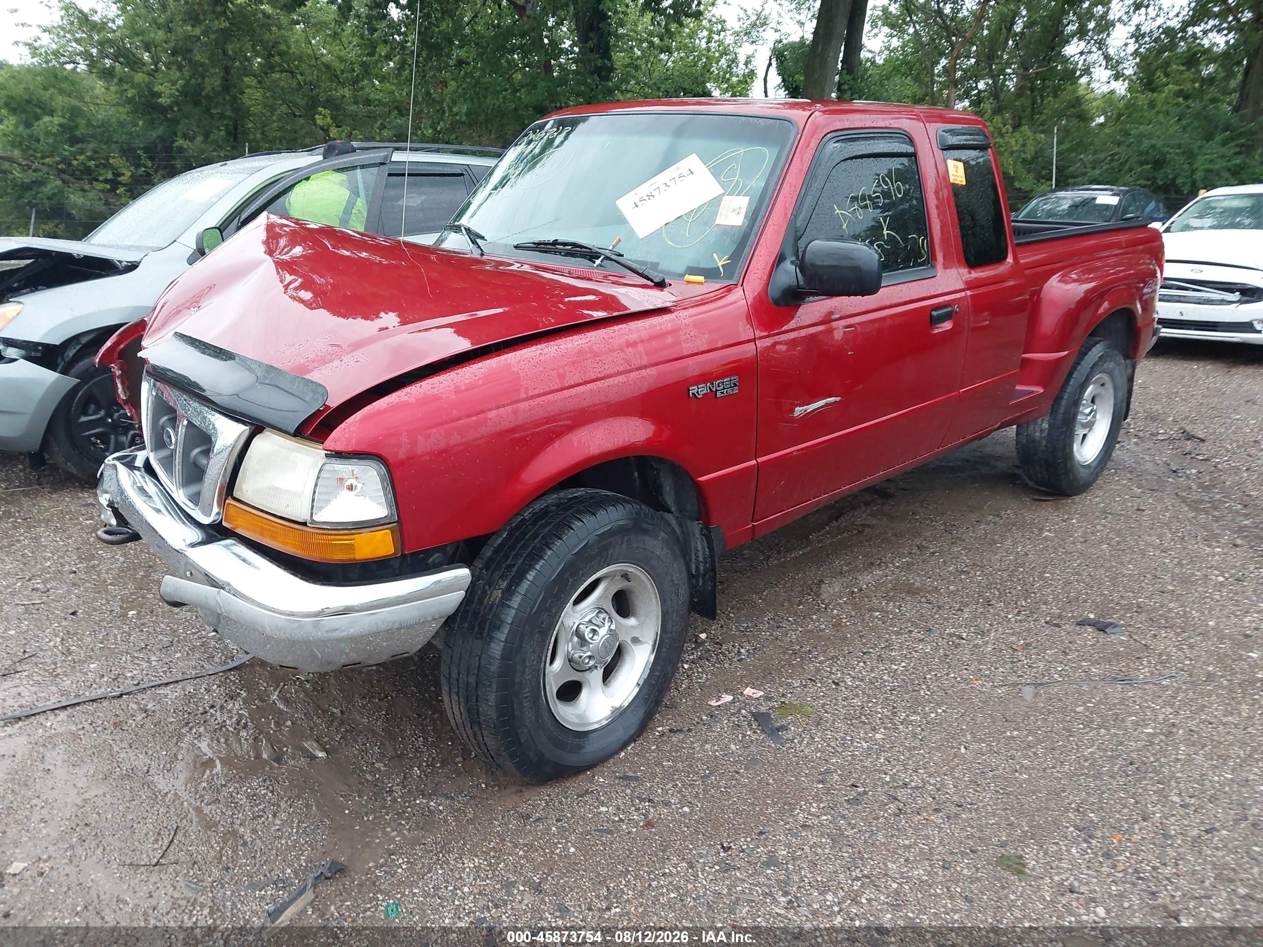 1999 Ford Ranger Xlt Red vin: 1FTZR15XXXPA88596