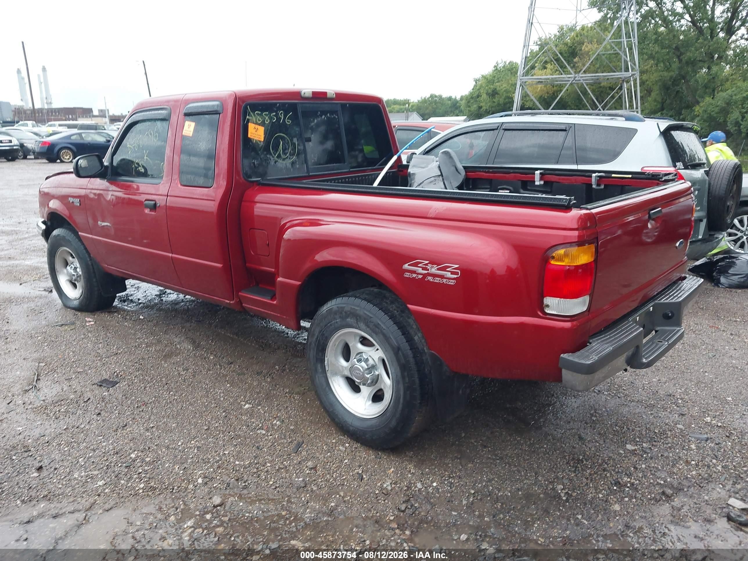 1999 Ford Ranger Xlt Red vin: 1FTZR15XXXPA88596