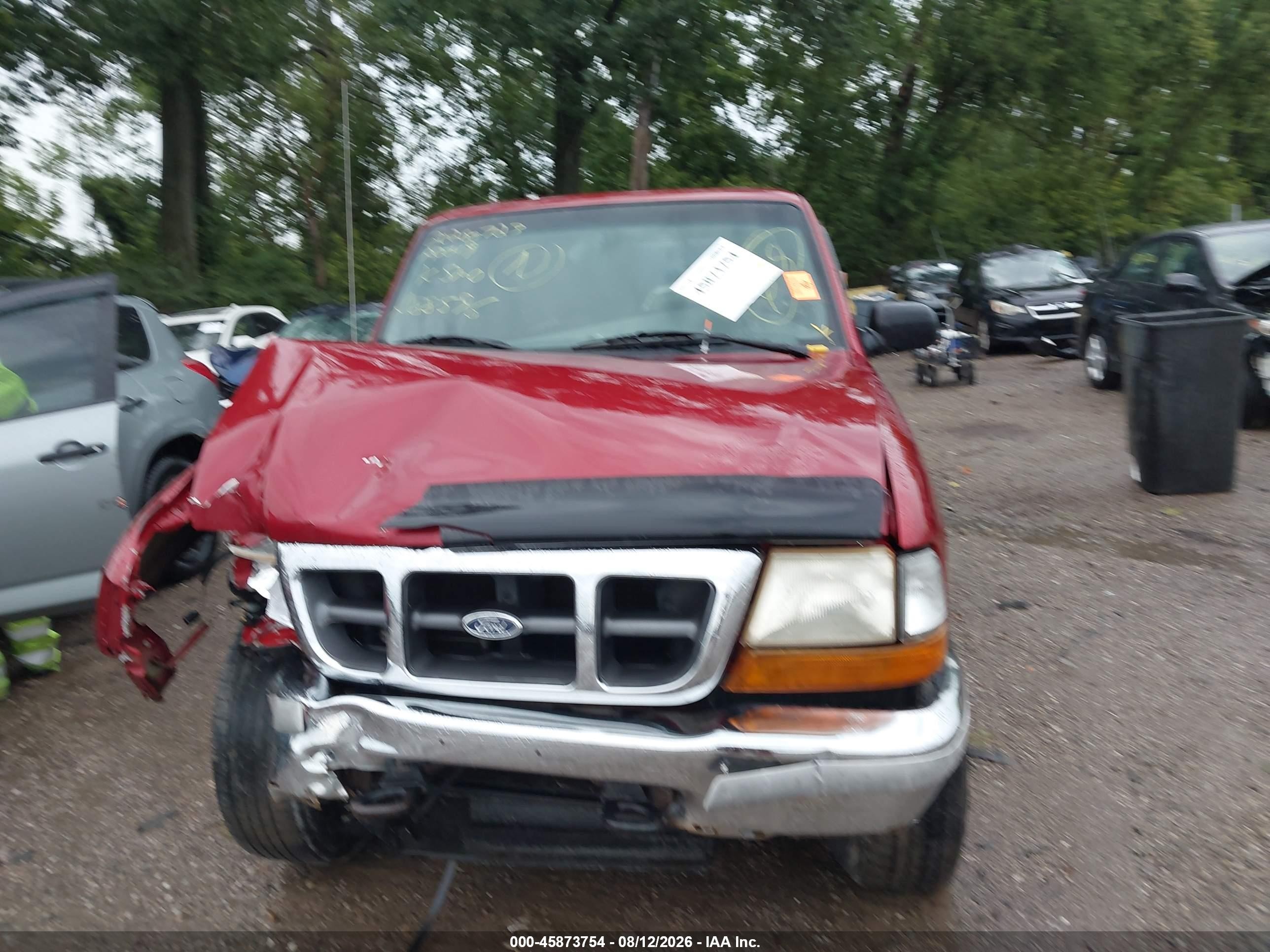 1999 Ford Ranger Xlt Red vin: 1FTZR15XXXPA88596