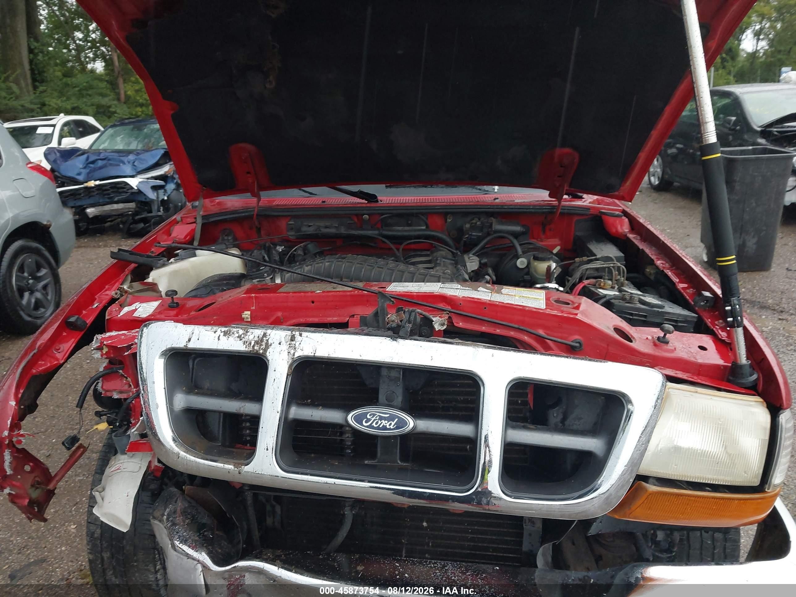 1999 Ford Ranger Xlt Red vin: 1FTZR15XXXPA88596