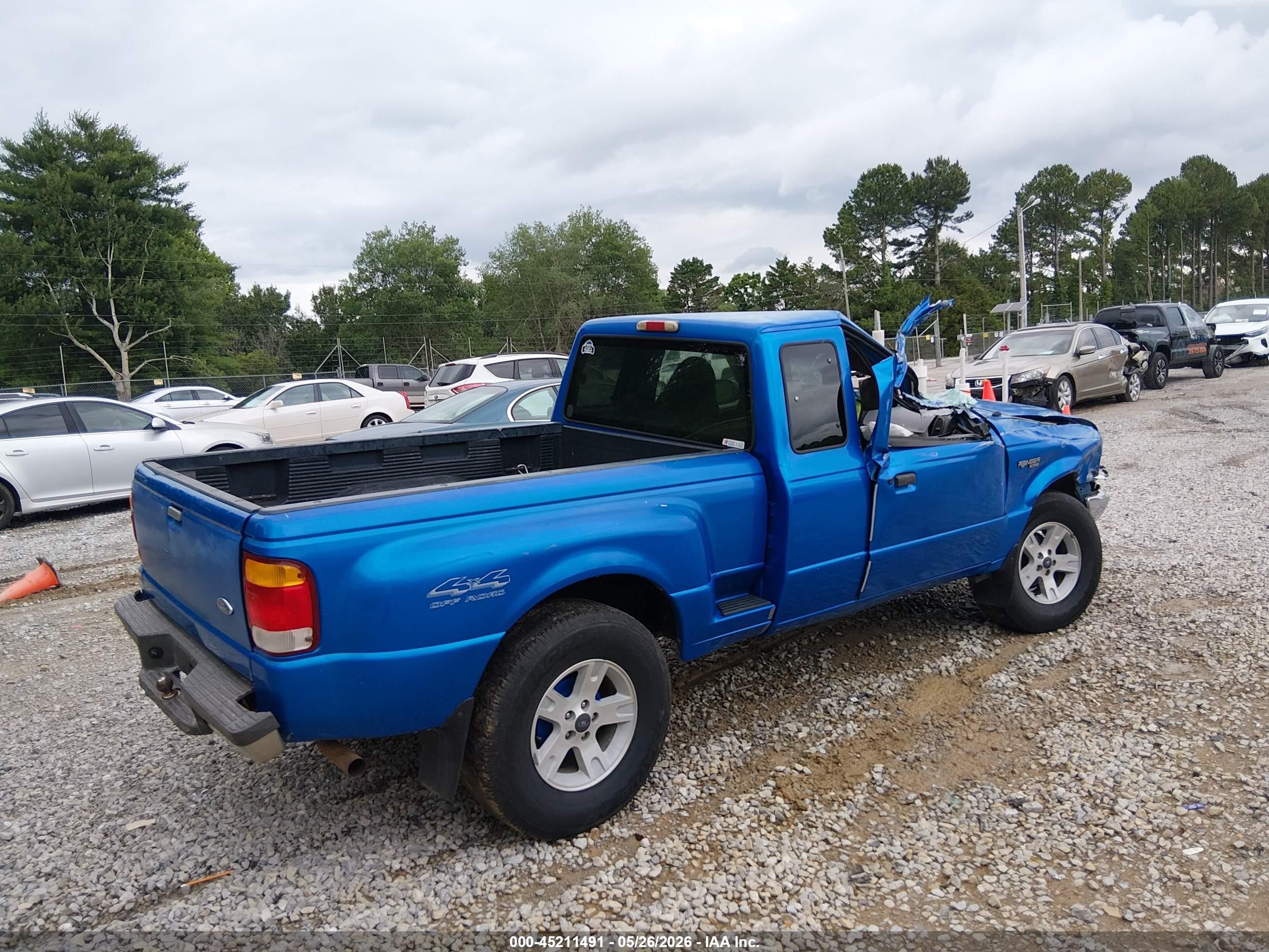 1999 Ford Ranger Xlt Blue vin: 1FTZR15XXXTA50423