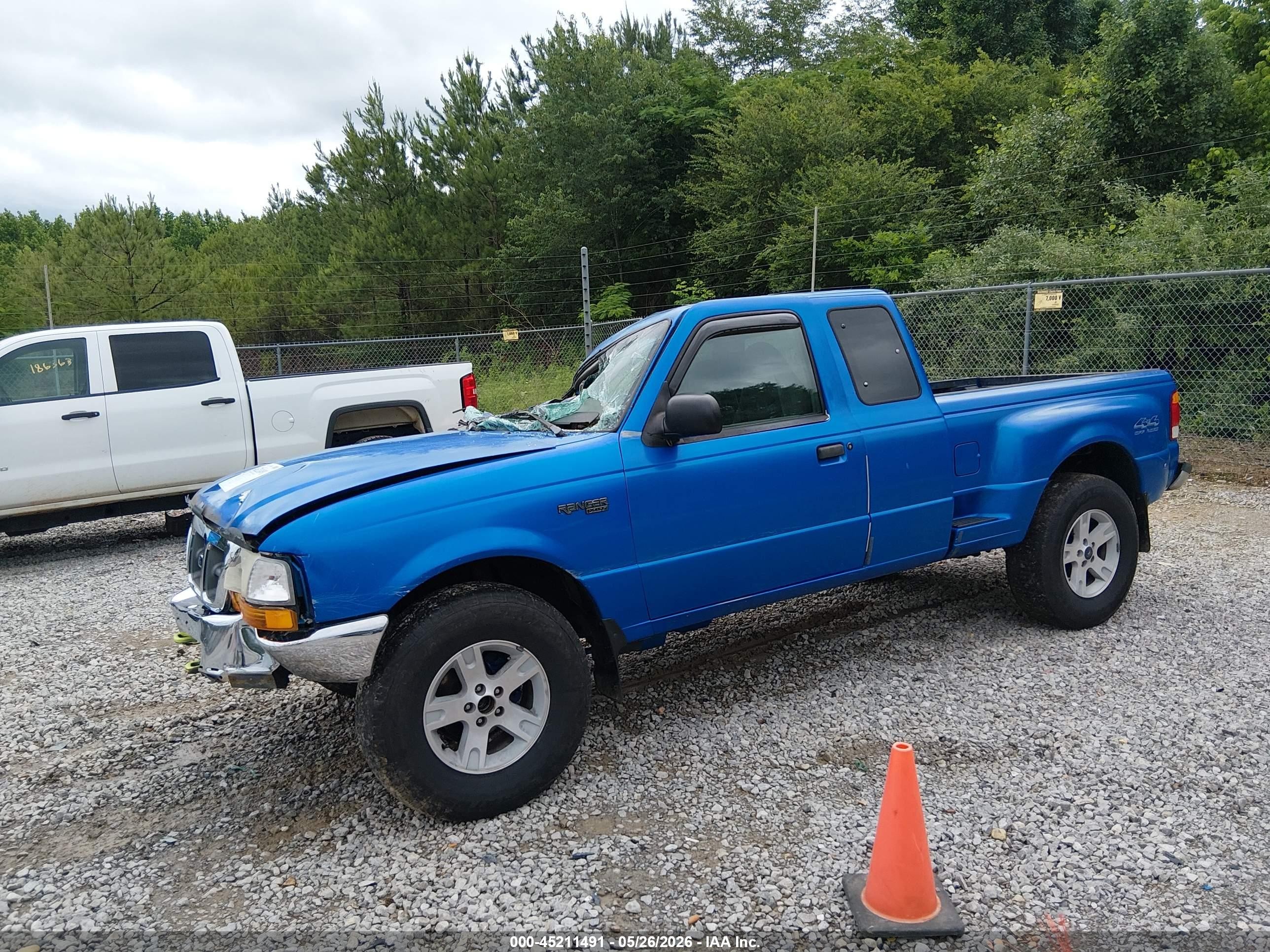 1999 Ford Ranger Xlt Blue vin: 1FTZR15XXXTA50423