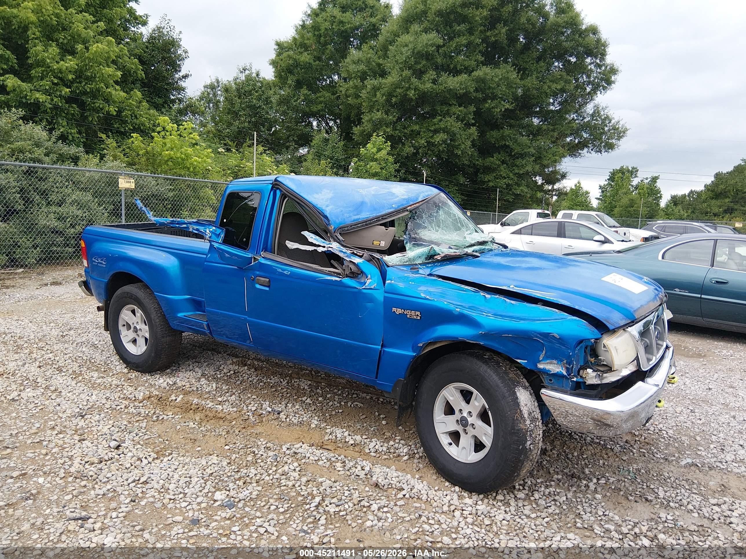 1999 Ford Ranger Xlt Blue vin: 1FTZR15XXXTA50423