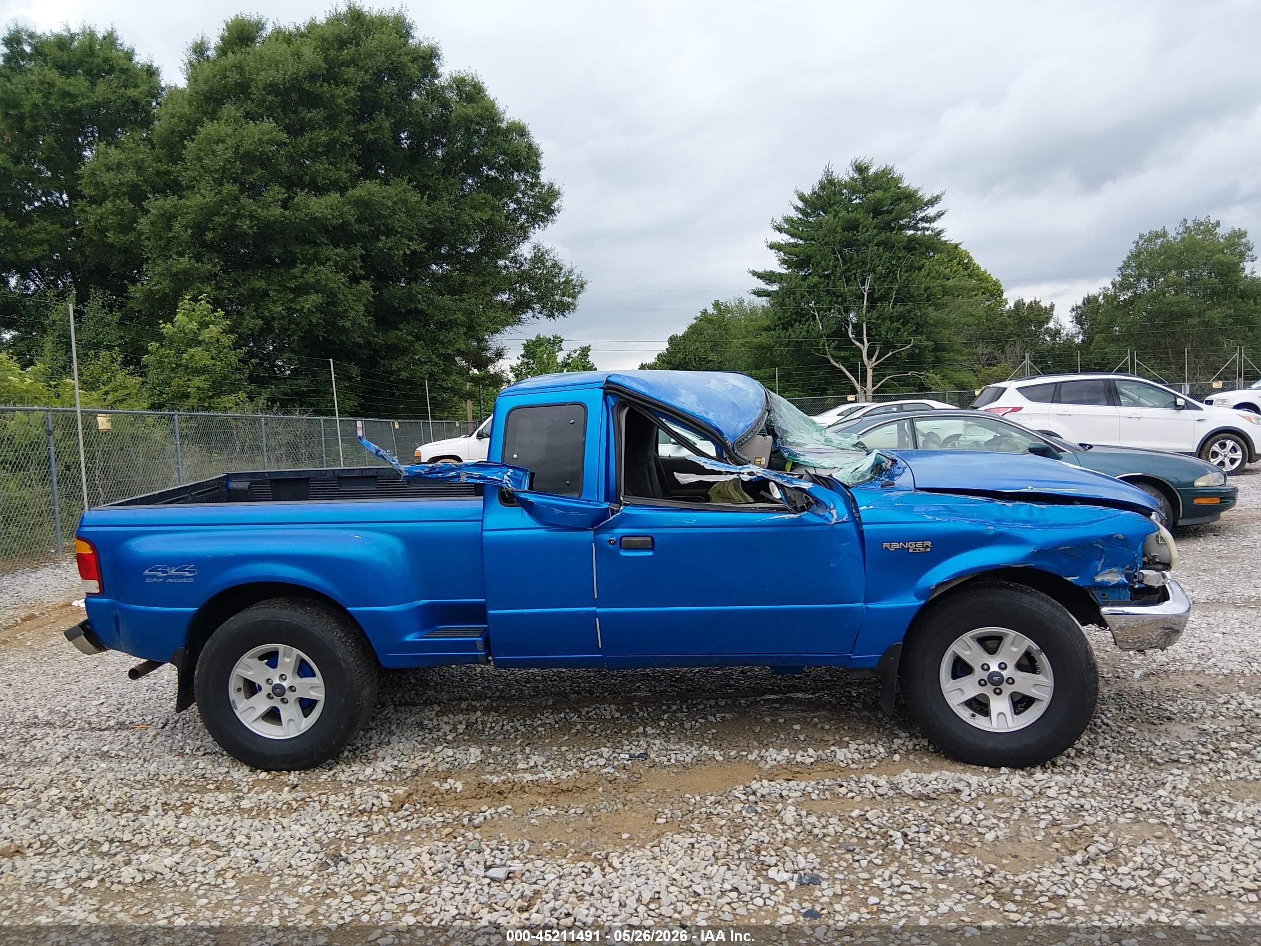 1999 Ford Ranger Xlt Blue vin: 1FTZR15XXXTA50423