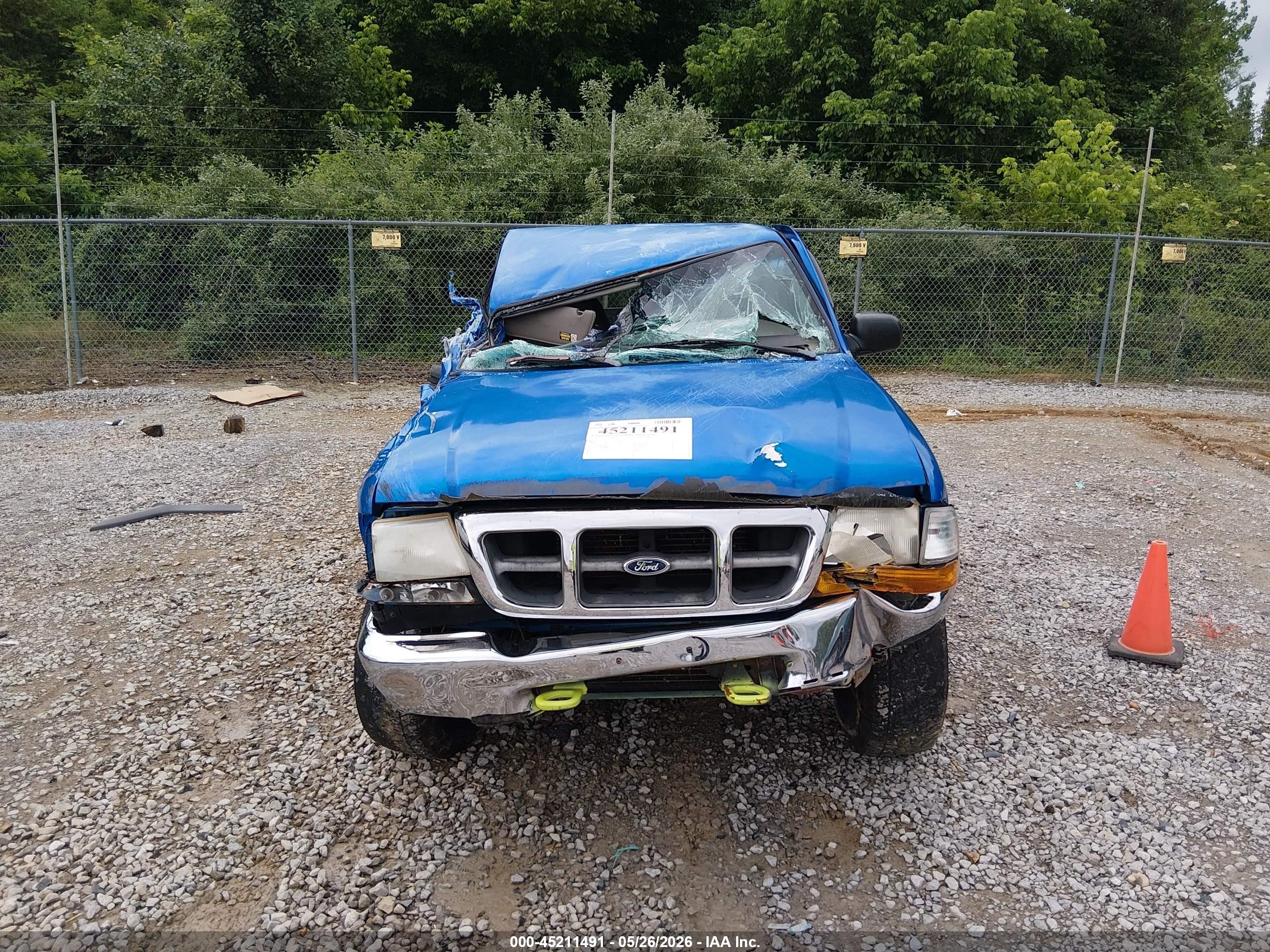 1999 Ford Ranger Xlt Blue vin: 1FTZR15XXXTA50423