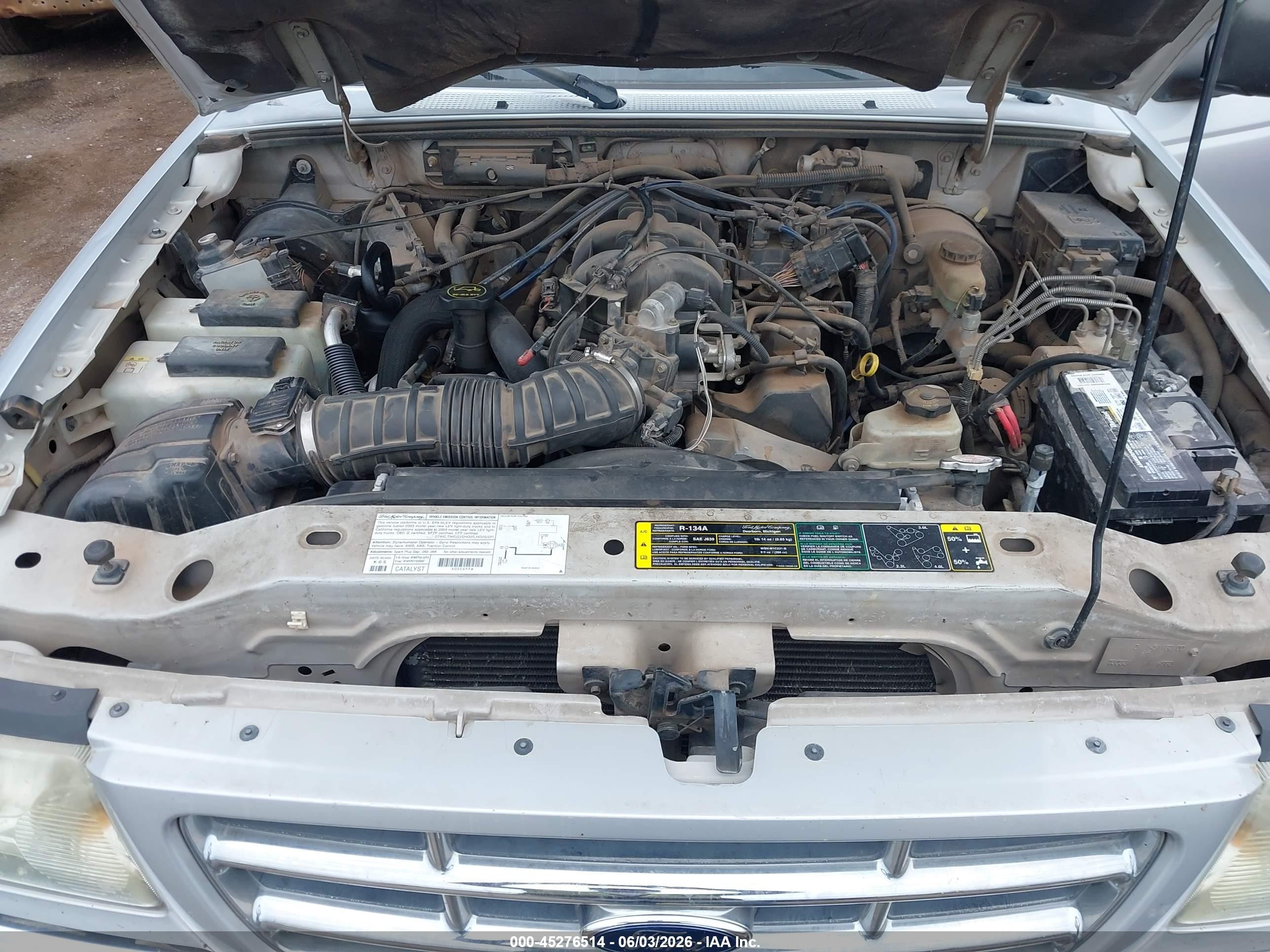 2003 Ford Ranger Xlt Silver vin: 1FTZR44E43PB20454