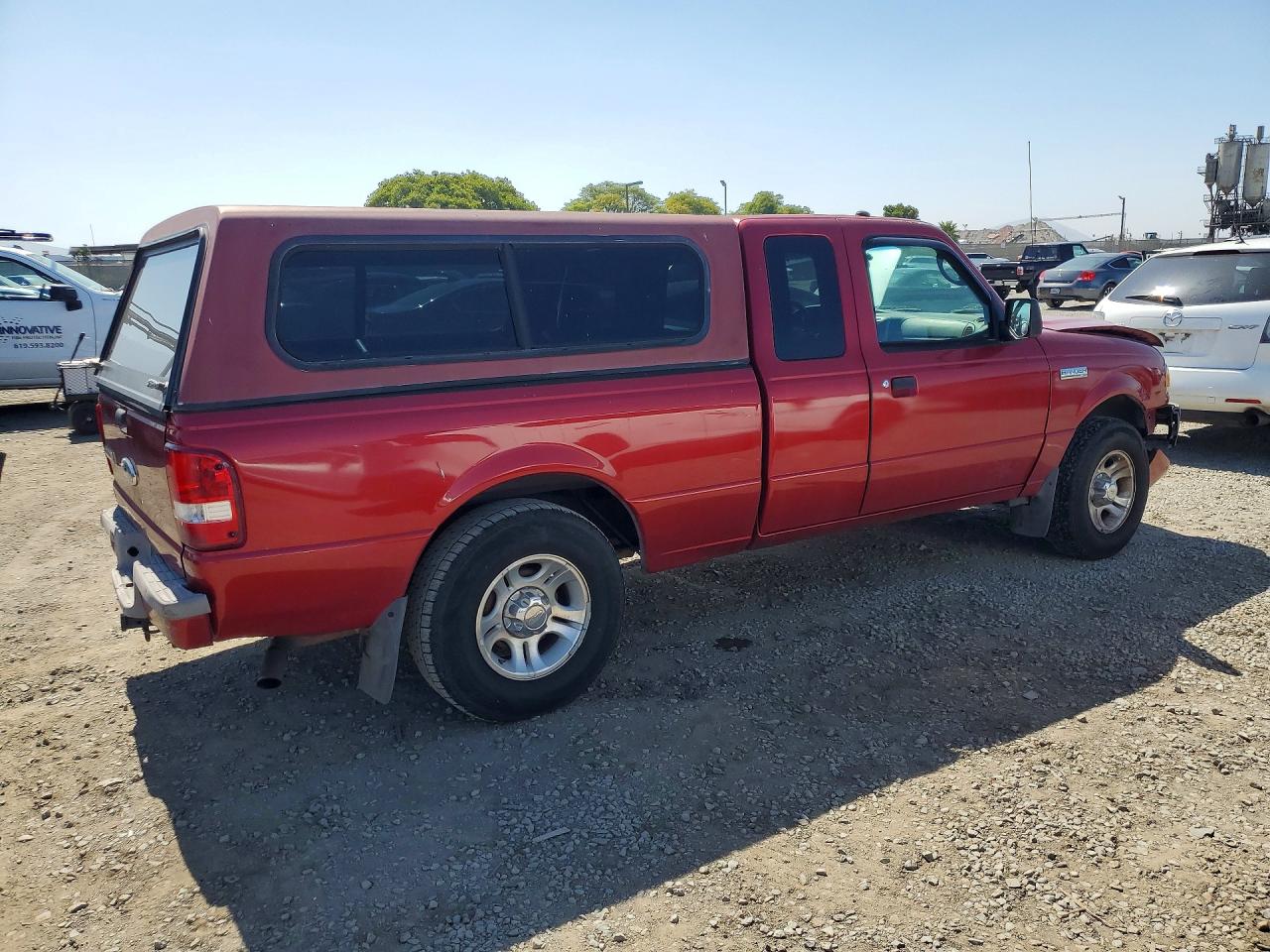 2008 Ford Ranger Super Cab Red vin: 1FTZR44E58PA19236