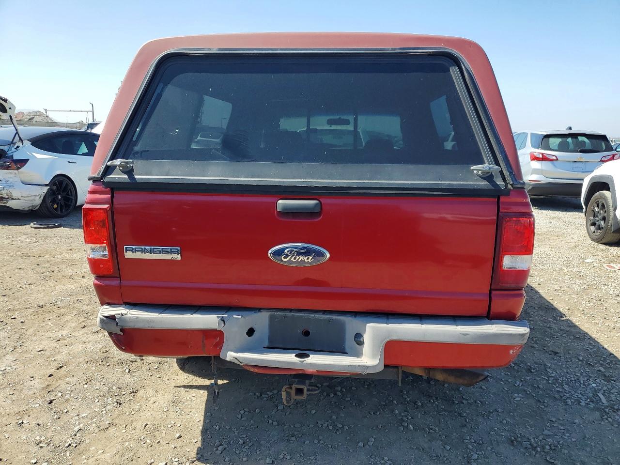 2008 Ford Ranger Super Cab Red vin: 1FTZR44E58PA19236