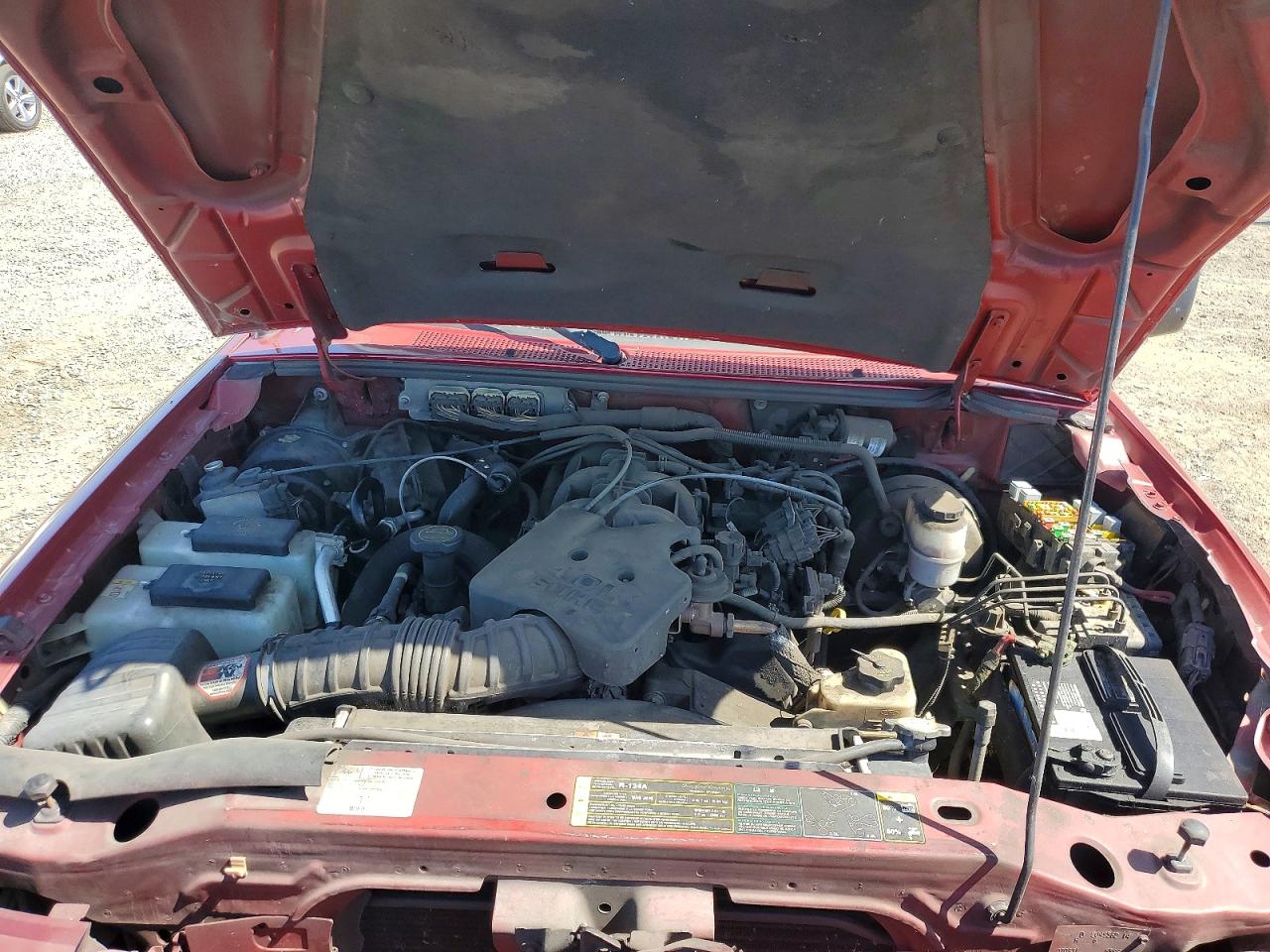2008 Ford Ranger Super Cab Red vin: 1FTZR44E58PA19236