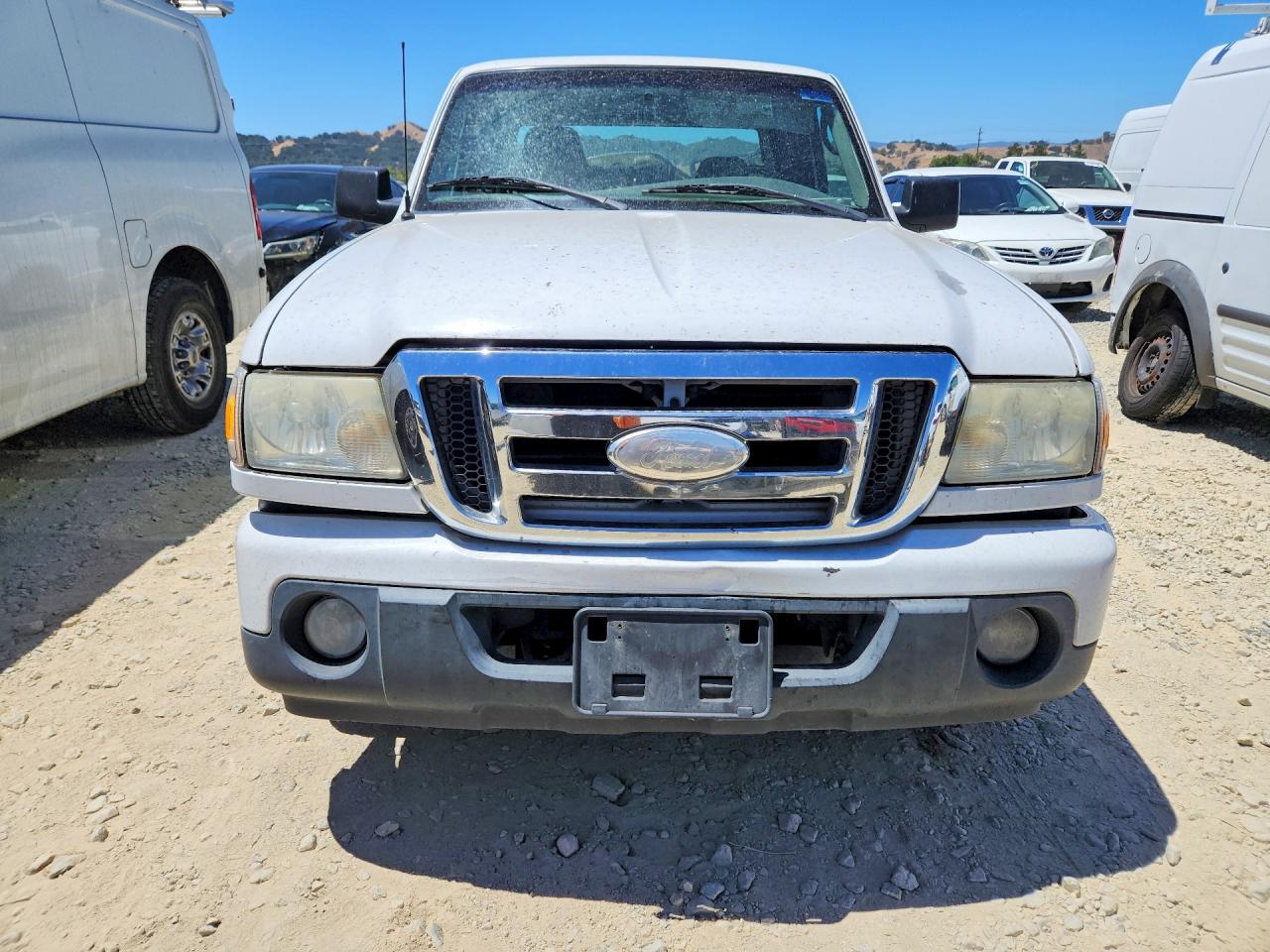 2009 Ford Ranger Super Cab White vin: 1FTZR44E89PA31267