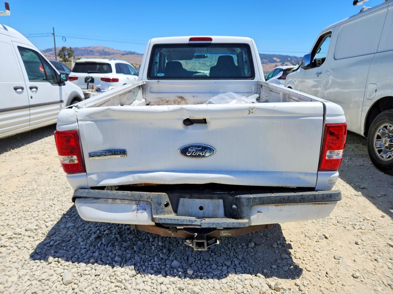 2009 Ford Ranger Super Cab White vin: 1FTZR44E89PA31267