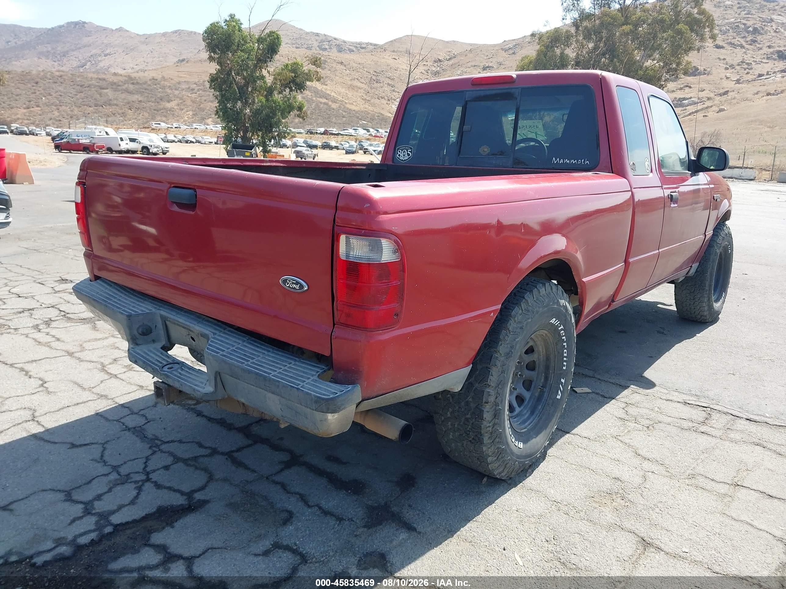 2004 Ford Ranger Xlt Красный vin: 1FTZR44E94PA42397
