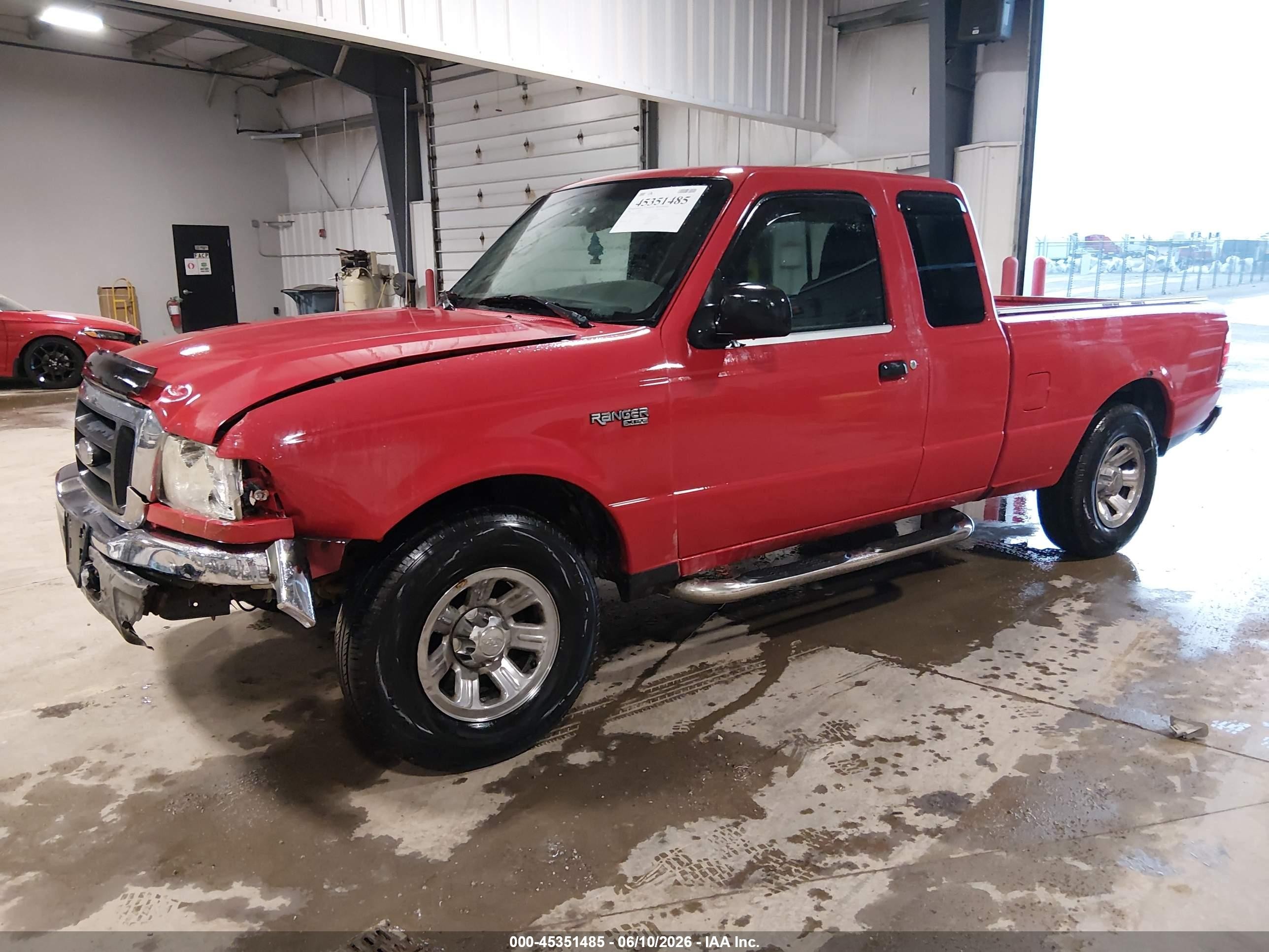2004 Ford Ranger Edge/tremor/xlt Красный vin: 1FTZR44U14PB61701