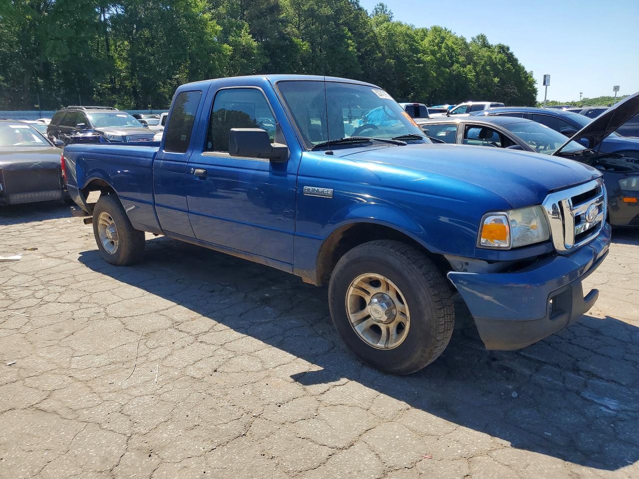 2007 Ford Ranger Super Cab Blue vin: 1FTZR44U47PA03096