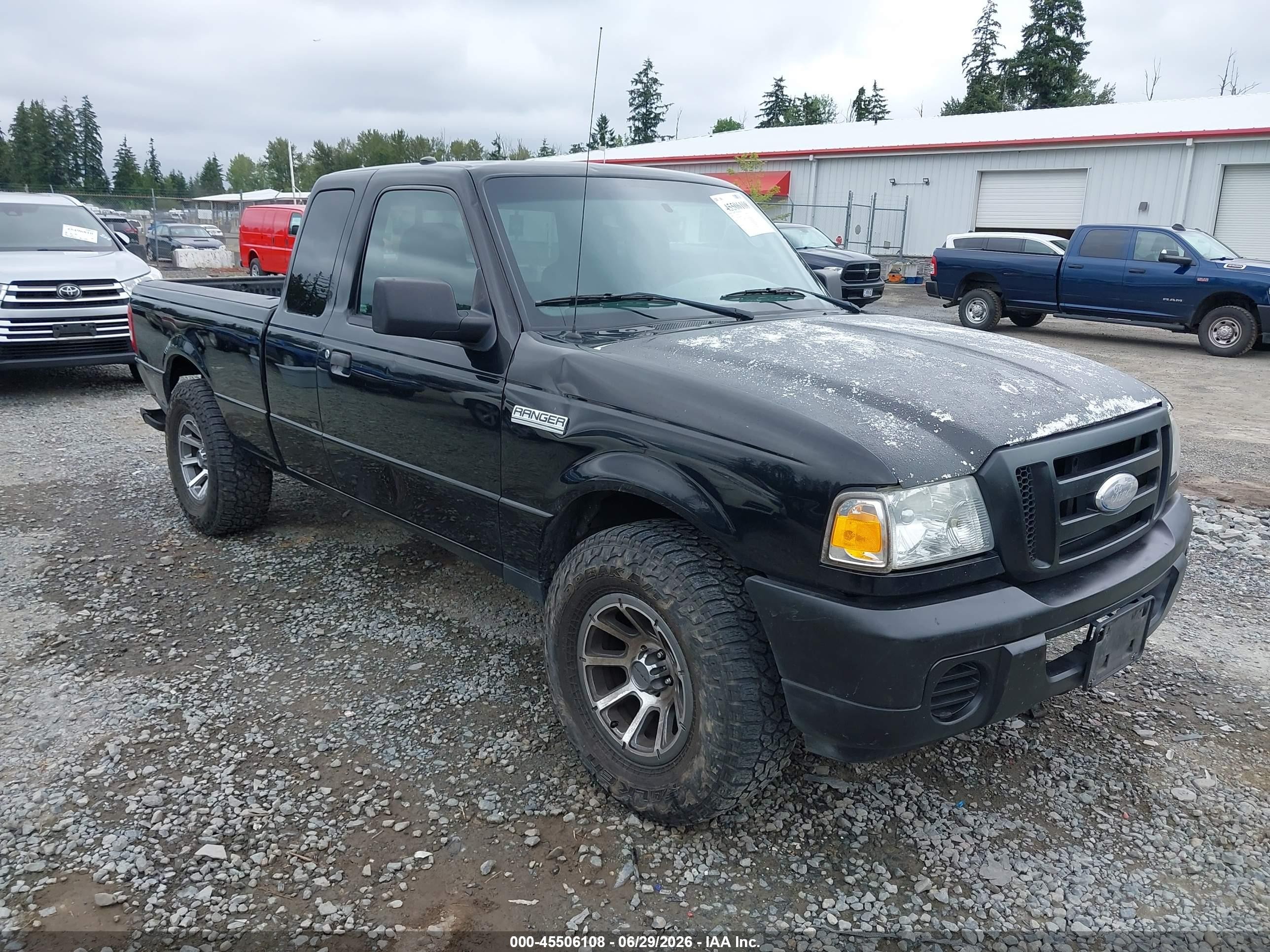 2008 Ford Ranger Xlt Черный vin: 1FTZR44U58PB06058