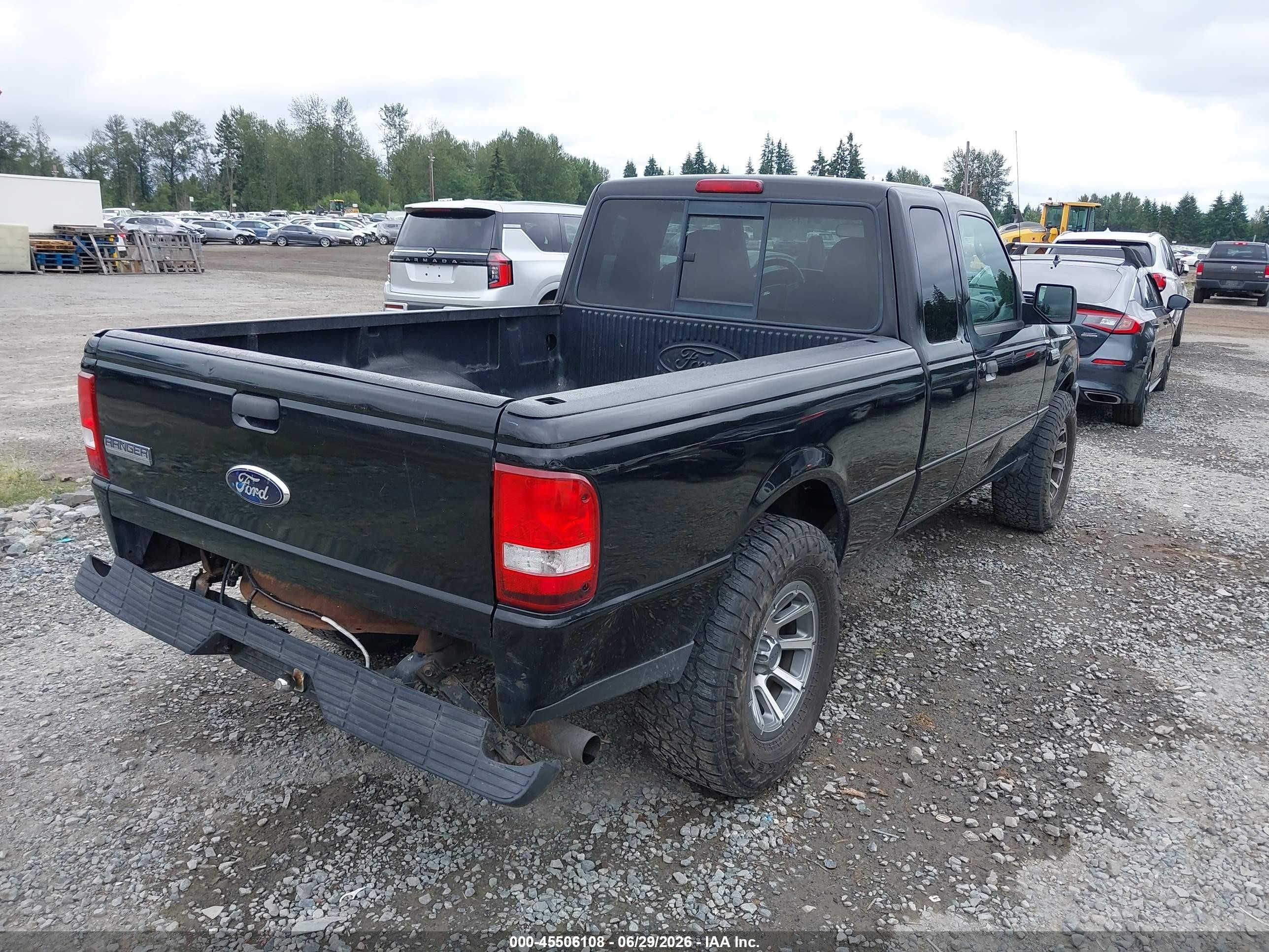 2008 Ford Ranger Xlt Черный vin: 1FTZR44U58PB06058