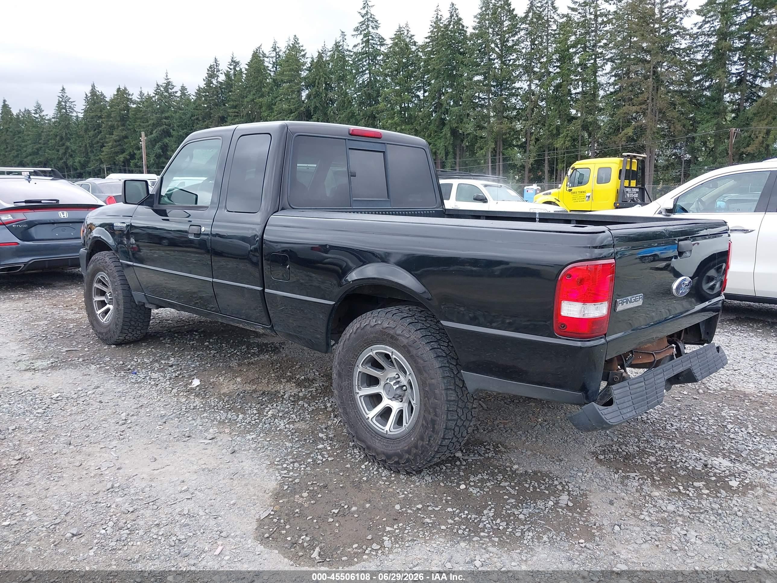 2008 Ford Ranger Xlt Черный vin: 1FTZR44U58PB06058