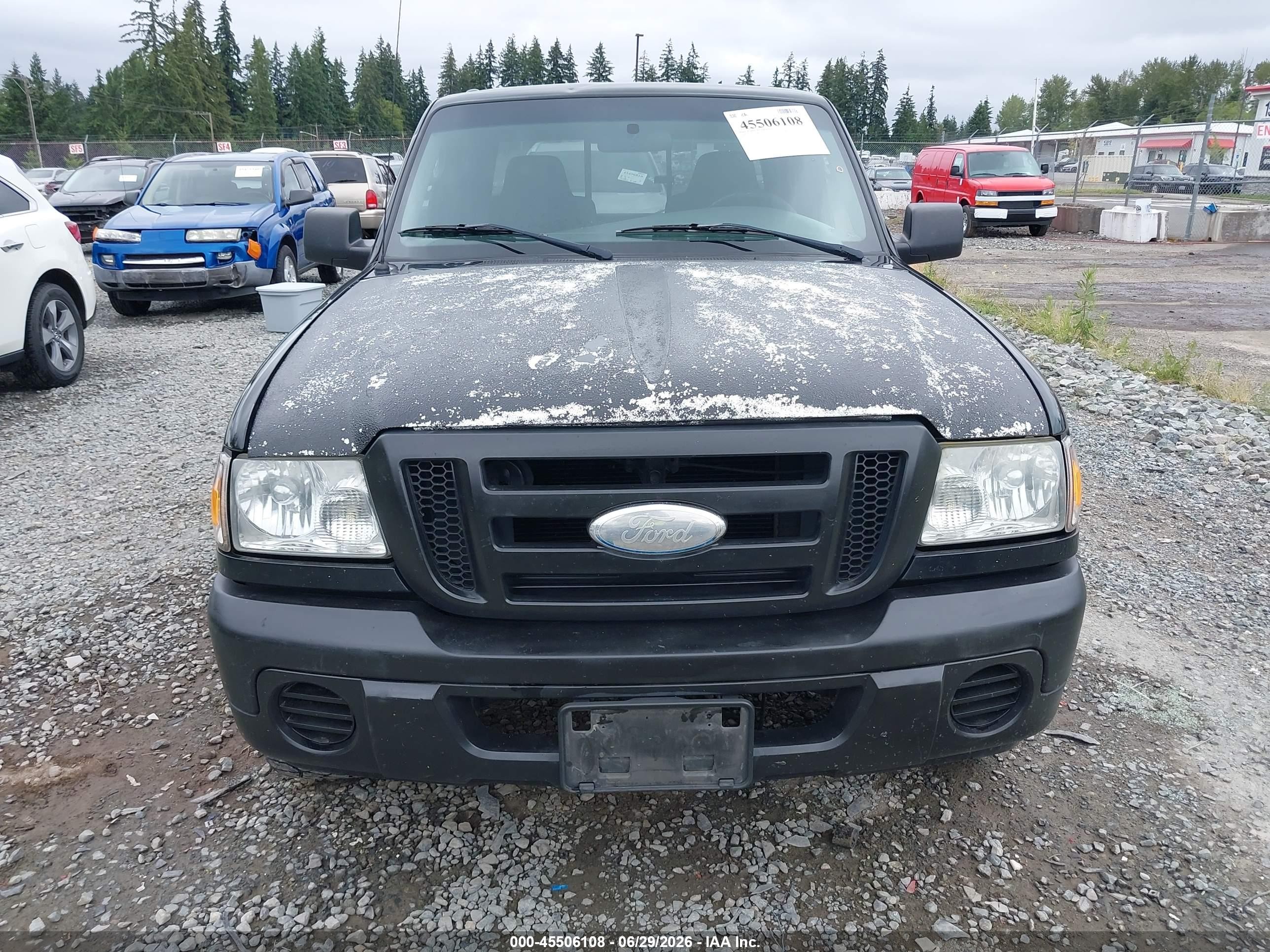 2008 Ford Ranger Xlt Черный vin: 1FTZR44U58PB06058