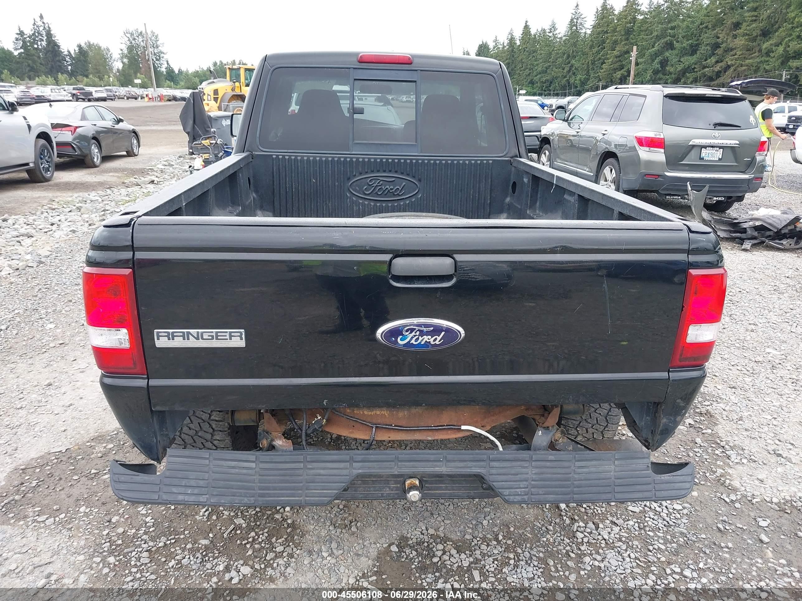 2008 Ford Ranger Xlt Черный vin: 1FTZR44U58PB06058