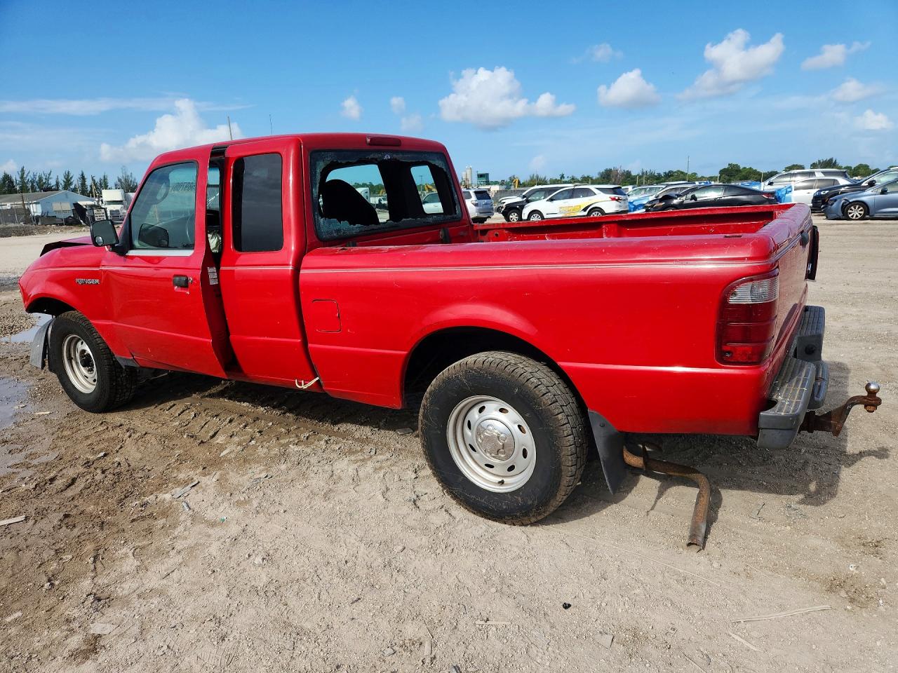 2003 Ford Ranger Super Cab Red vin: 1FTZR44V23PA95148