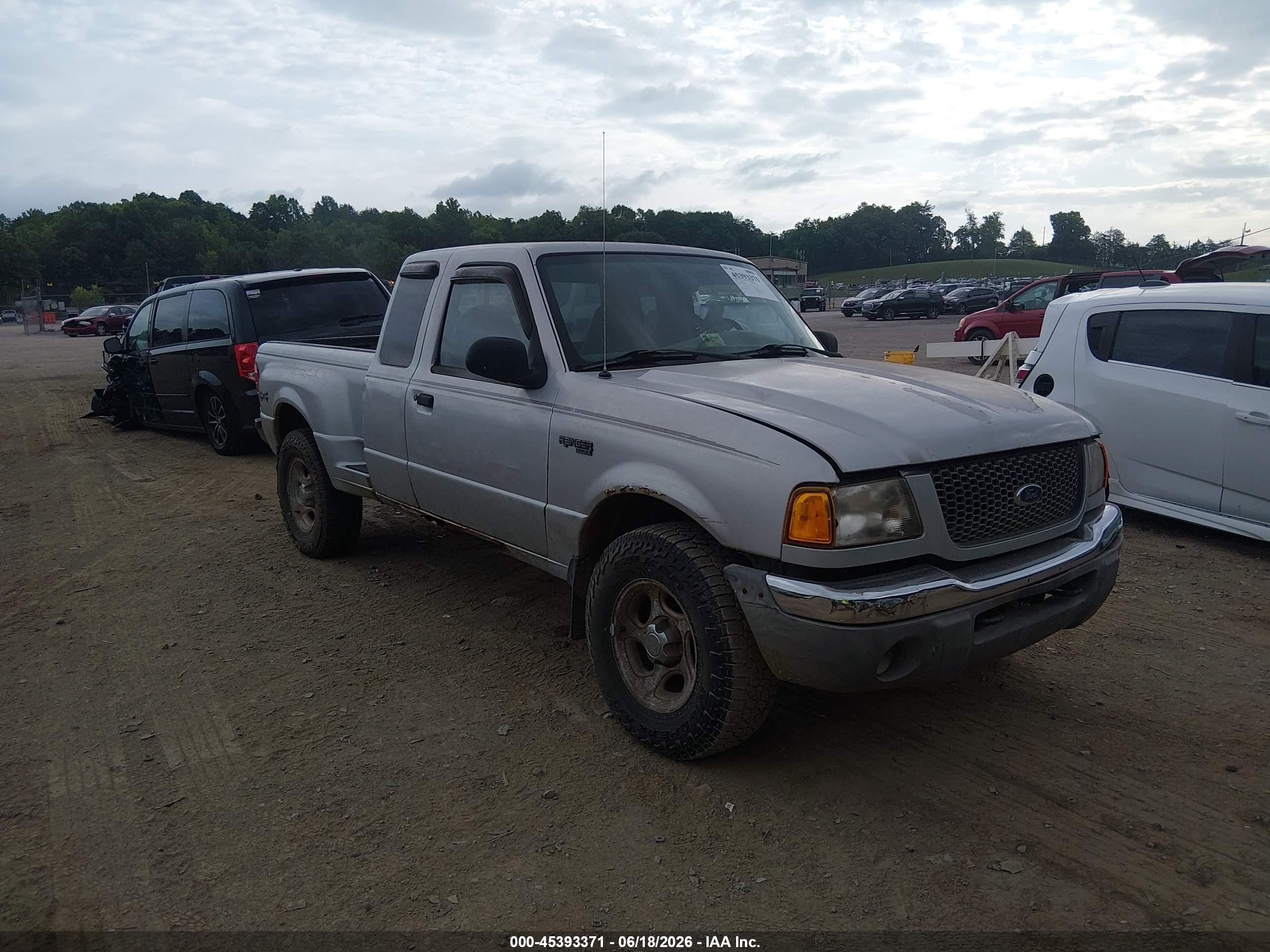 2002 Ford Ranger Edge/xlt Silver vin: 1FTZR45E02PB45817