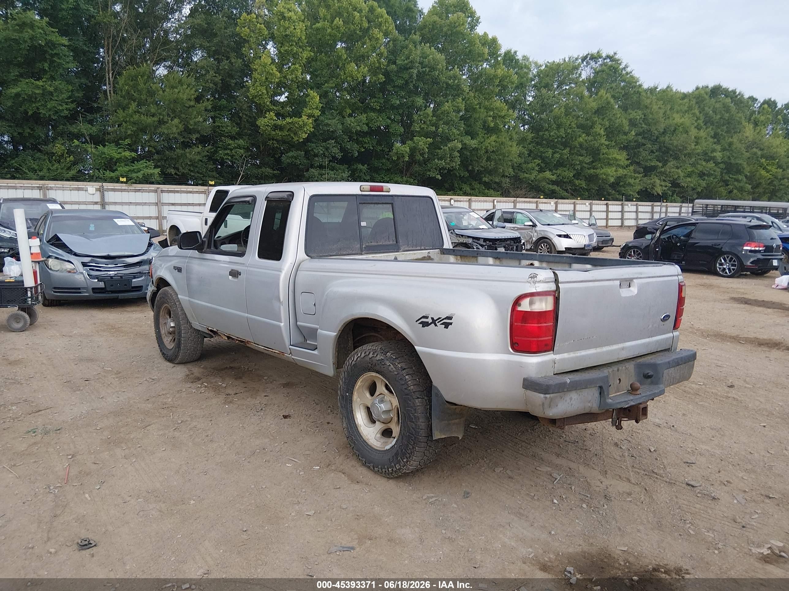 2002 Ford Ranger Edge/xlt Silver vin: 1FTZR45E02PB45817