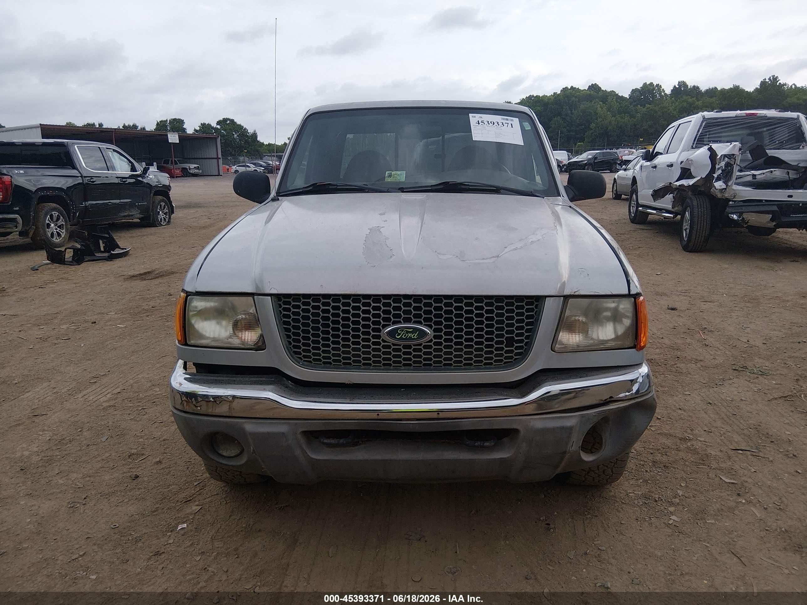 2002 Ford Ranger Edge/xlt Silver vin: 1FTZR45E02PB45817