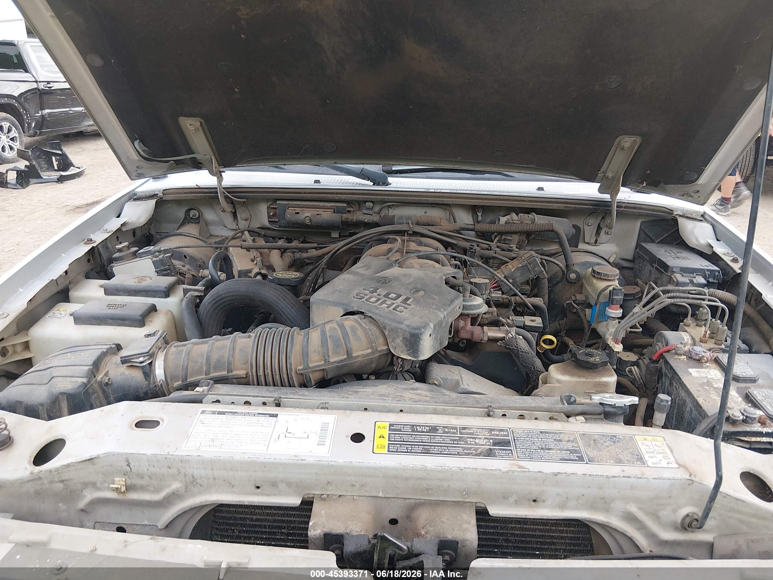2002 Ford Ranger Edge/xlt Silver vin: 1FTZR45E02PB45817