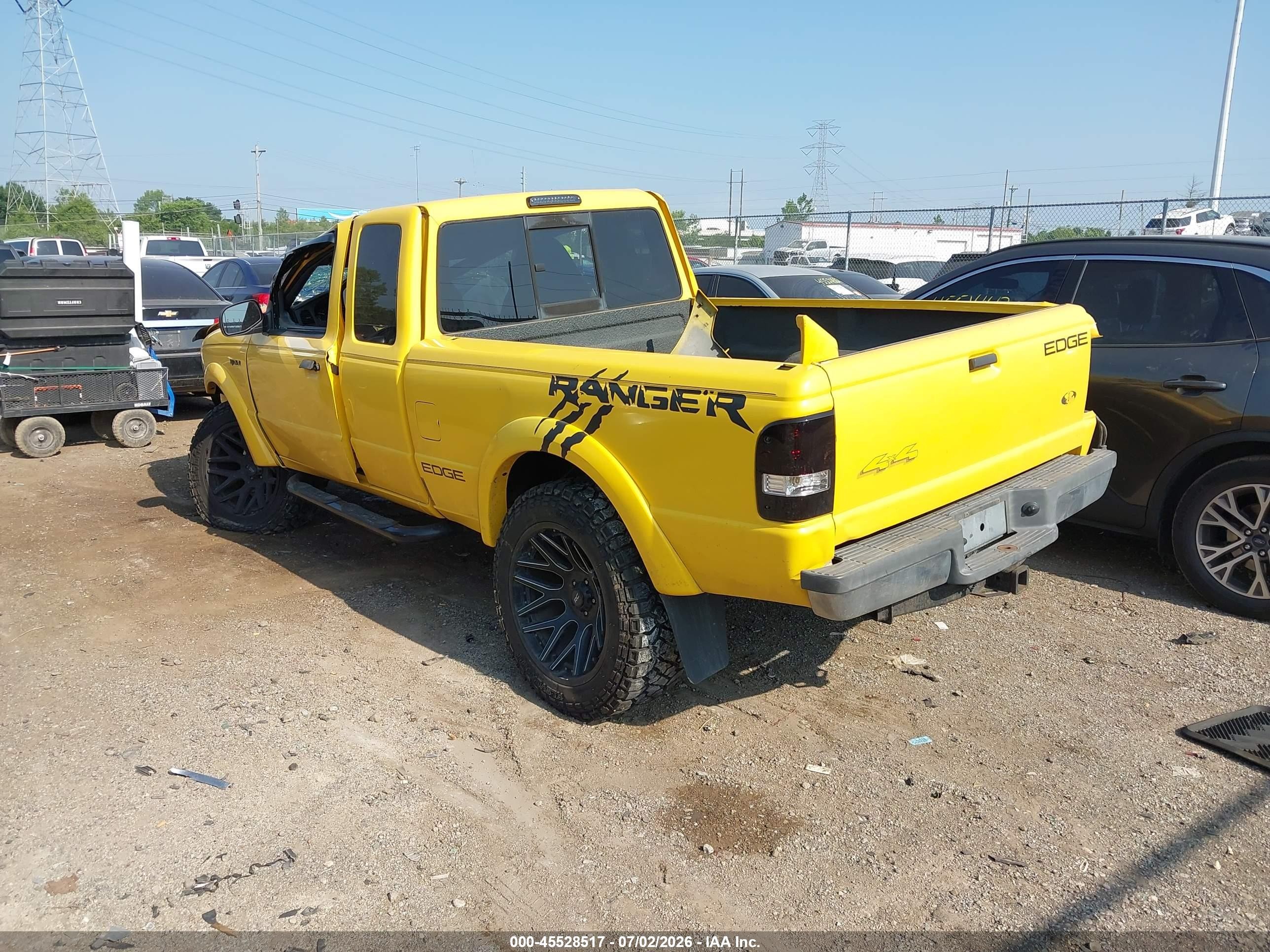 2002 Ford Ranger Edge/xlt Yellow vin: 1FTZR45E02TA69636