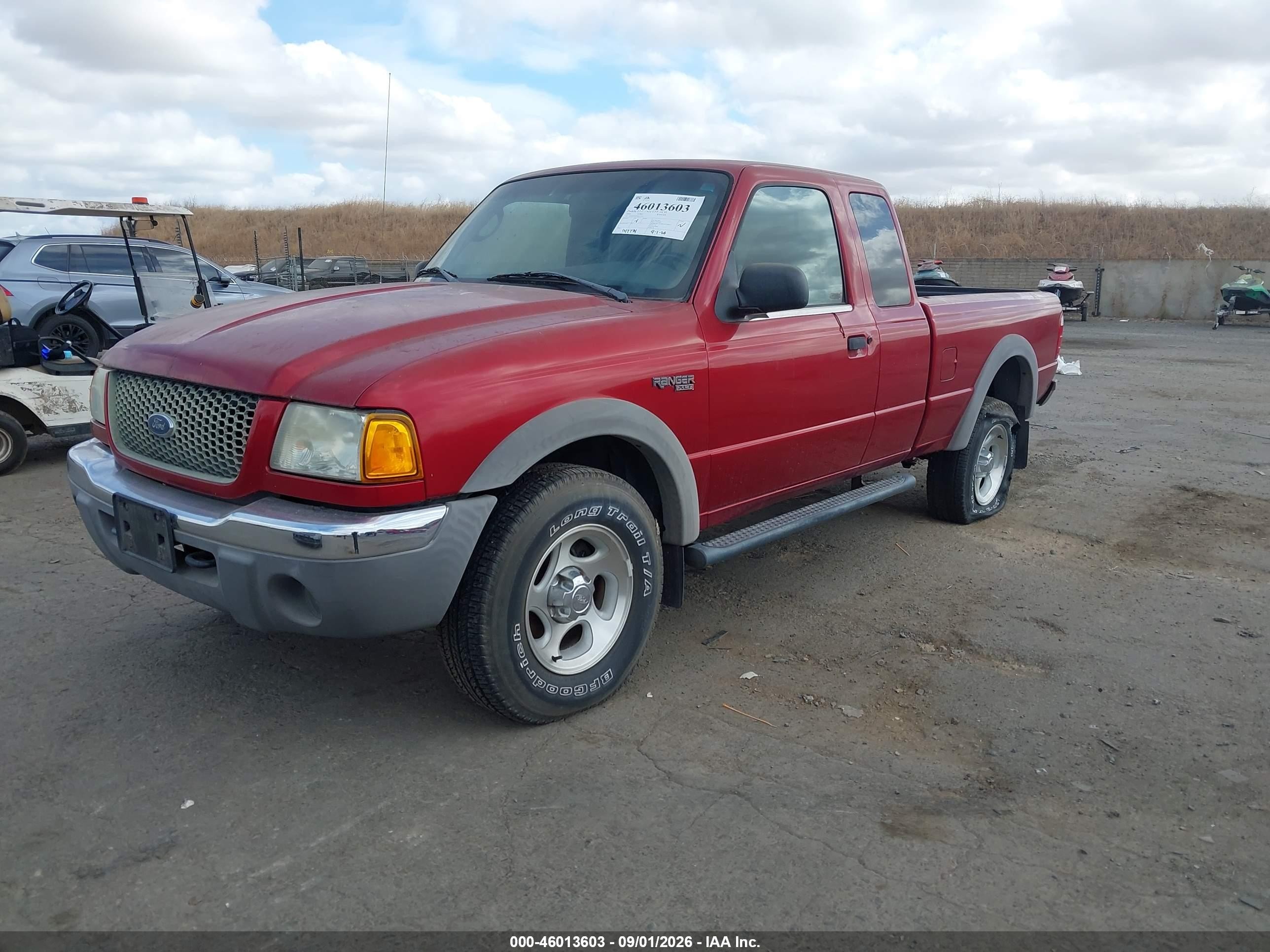2003 Ford Ranger Edge/xlt Red vin: 1FTZR45E03PA57450