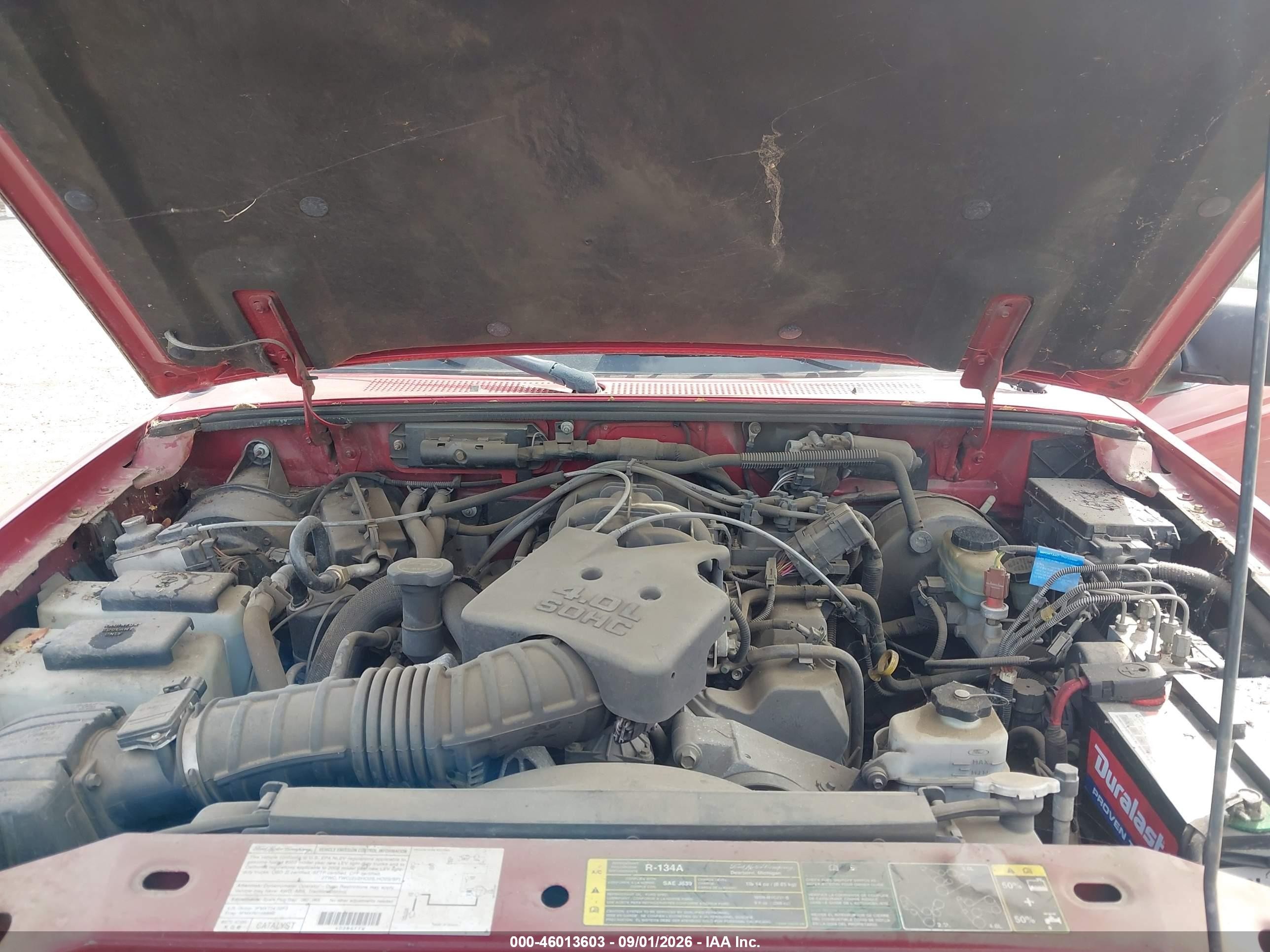 2003 Ford Ranger Edge/xlt Red vin: 1FTZR45E03PA57450