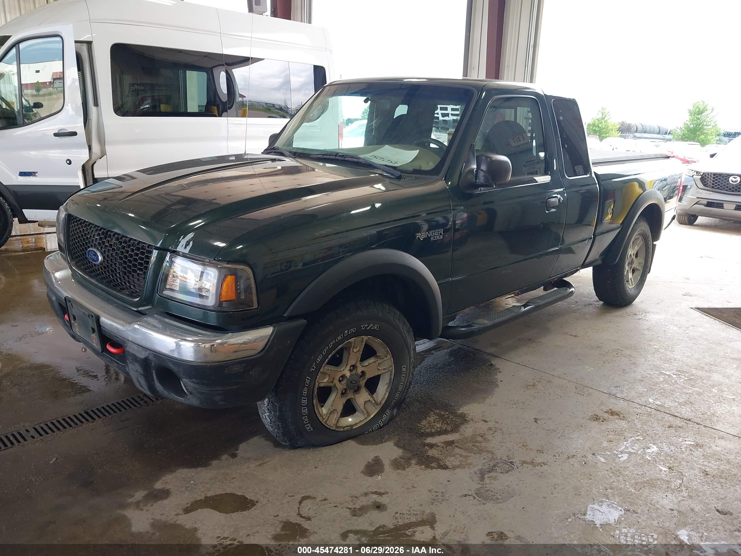 2003 Ford Ranger Edge/xlt Green vin: 1FTZR45E03PB12561
