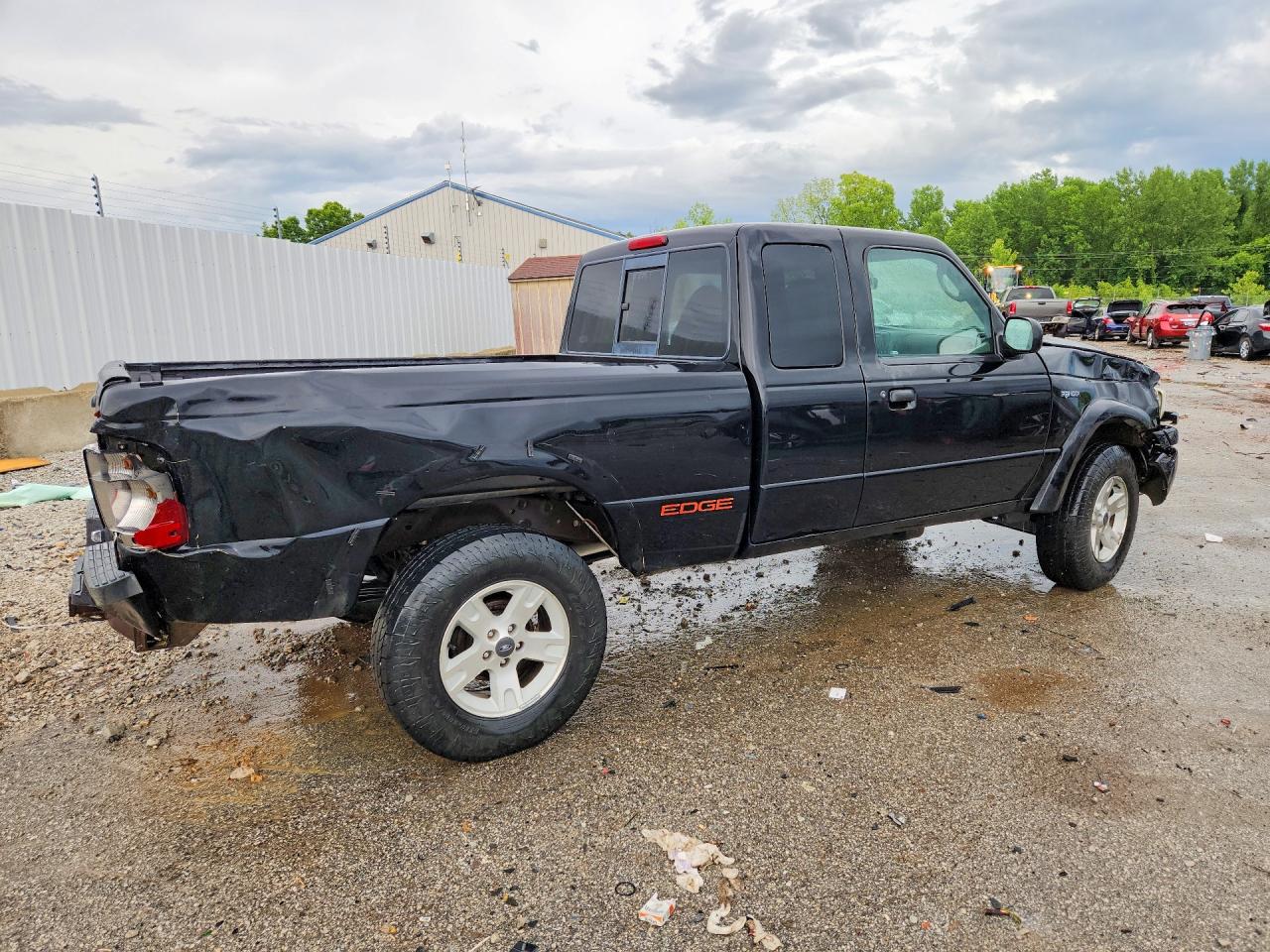 2003 Ford Ranger Super Cab Black vin: 1FTZR45E03PB43857