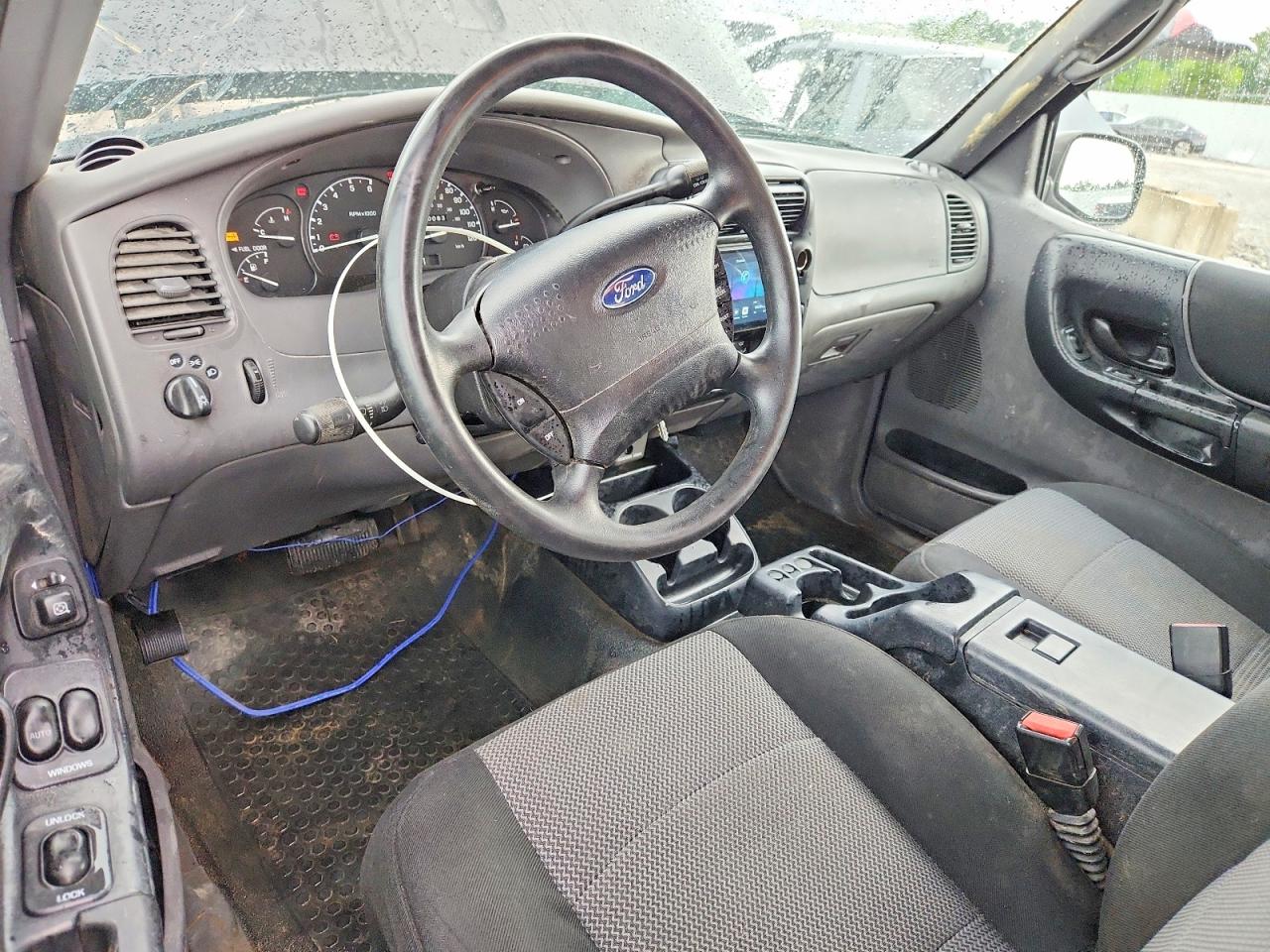 2003 Ford Ranger Super Cab Black vin: 1FTZR45E03PB43857