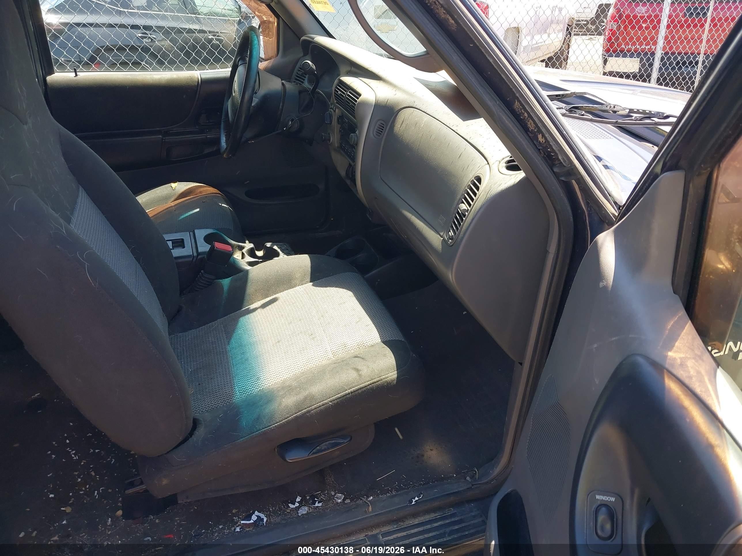 2003 Ford Ranger Edge/xlt Black vin: 1FTZR45E03TA19174
