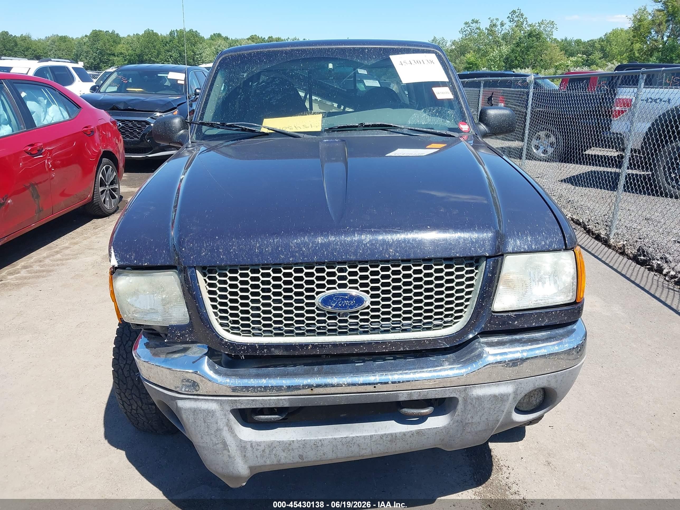2003 Ford Ranger Edge/xlt Black vin: 1FTZR45E03TA19174