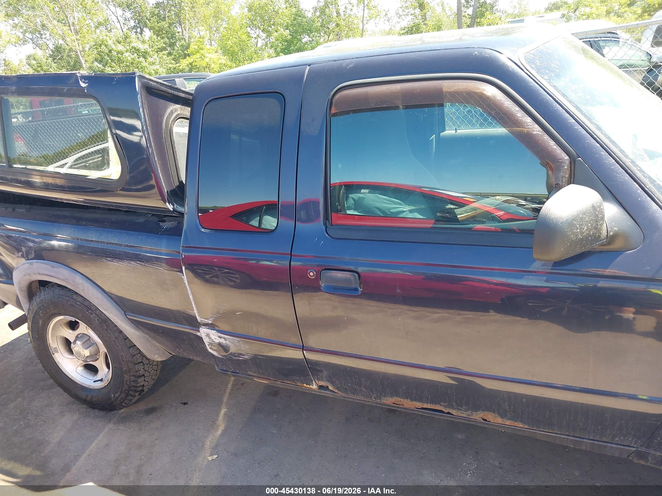 2003 Ford Ranger Edge/xlt Black vin: 1FTZR45E03TA19174