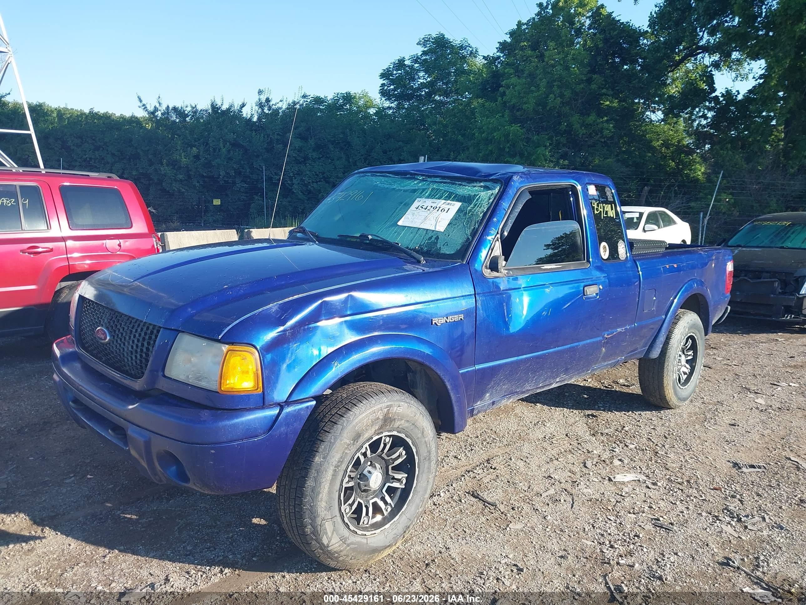 2003 Ford Ranger Edge/xlt Blue vin: 1FTZR45E03TA21314