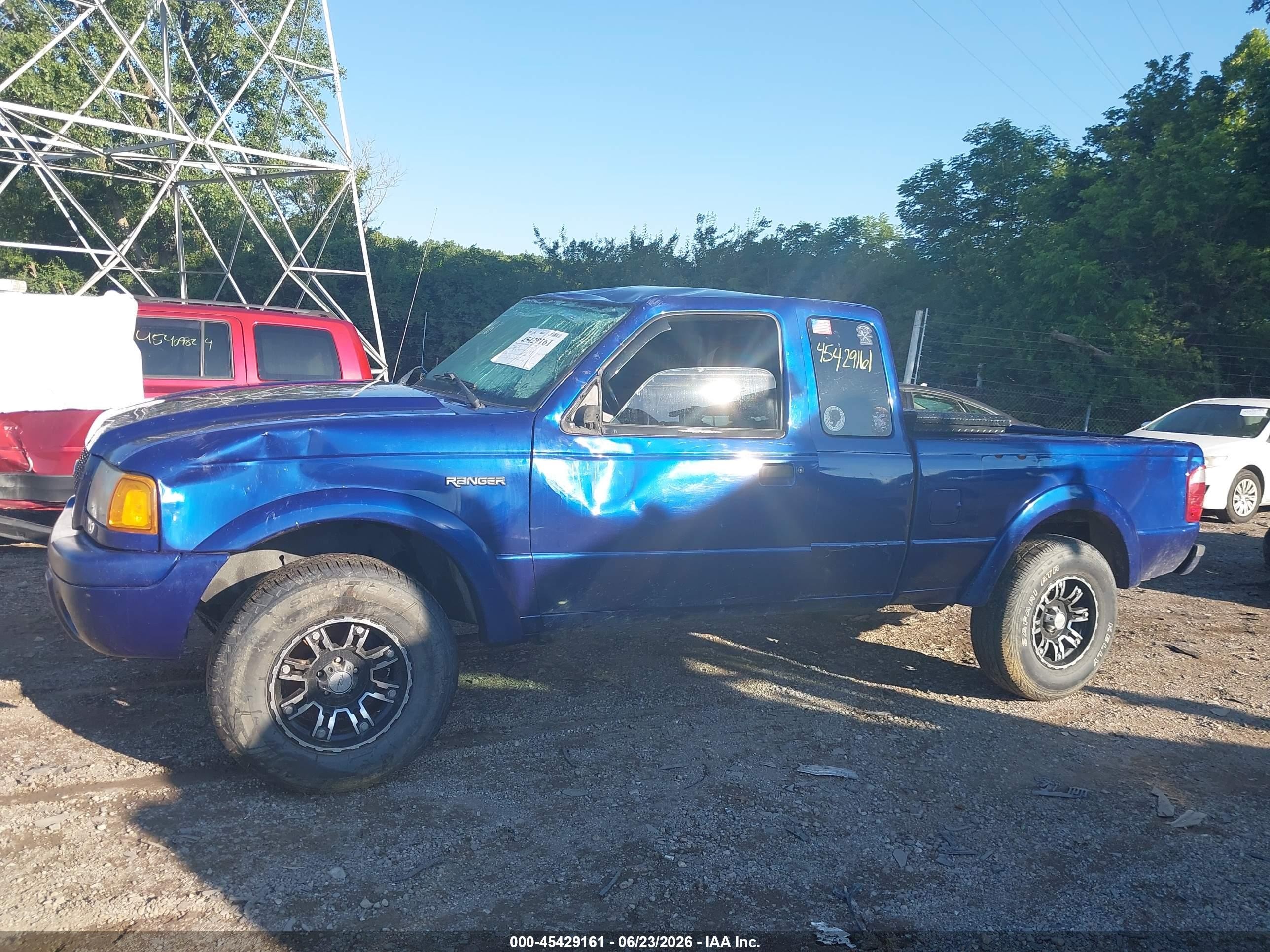 2003 Ford Ranger Edge/xlt Blue vin: 1FTZR45E03TA21314