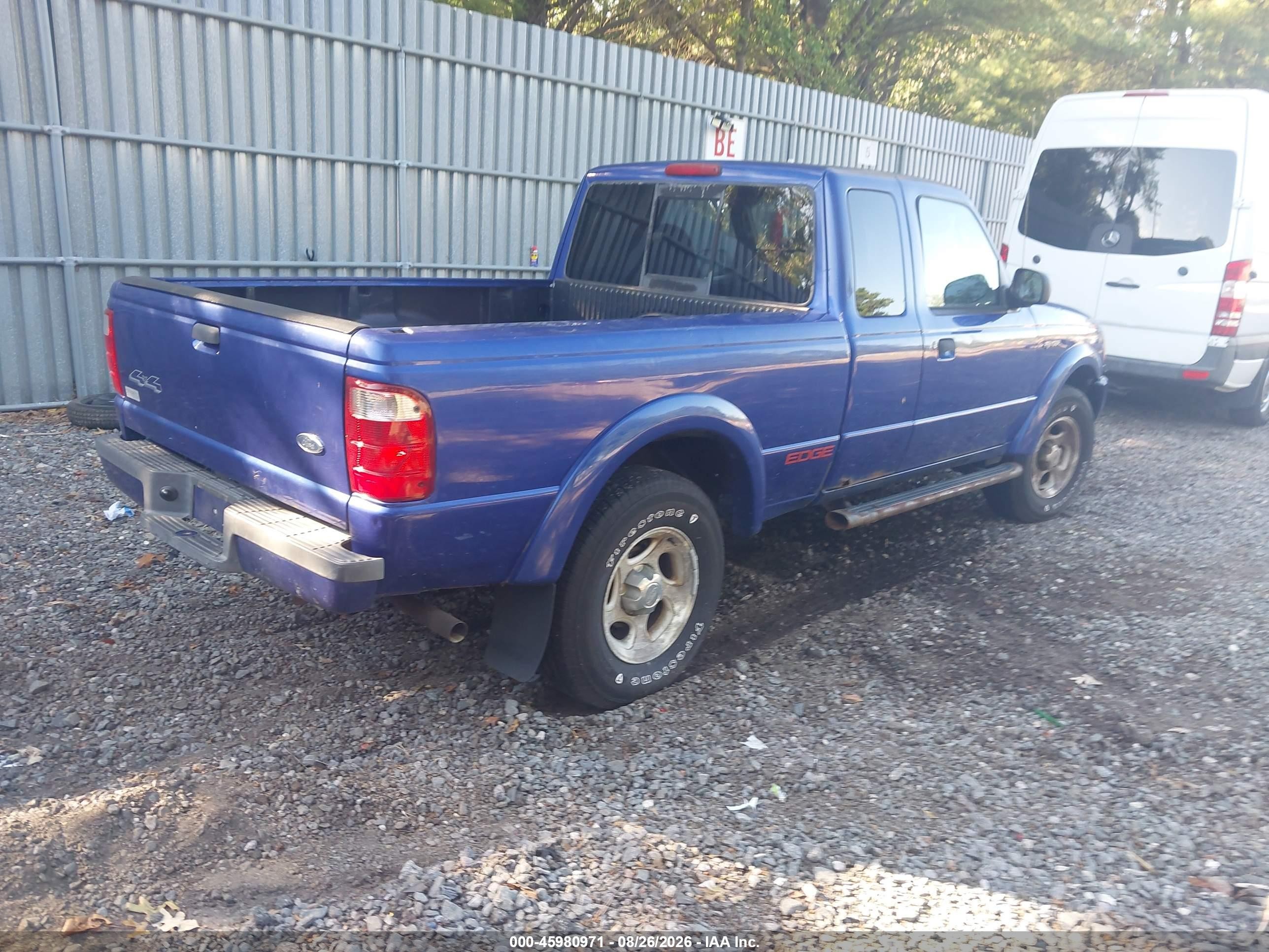 2003 Ford Ranger Edge/xlt Blue vin: 1FTZR45E03TA22883