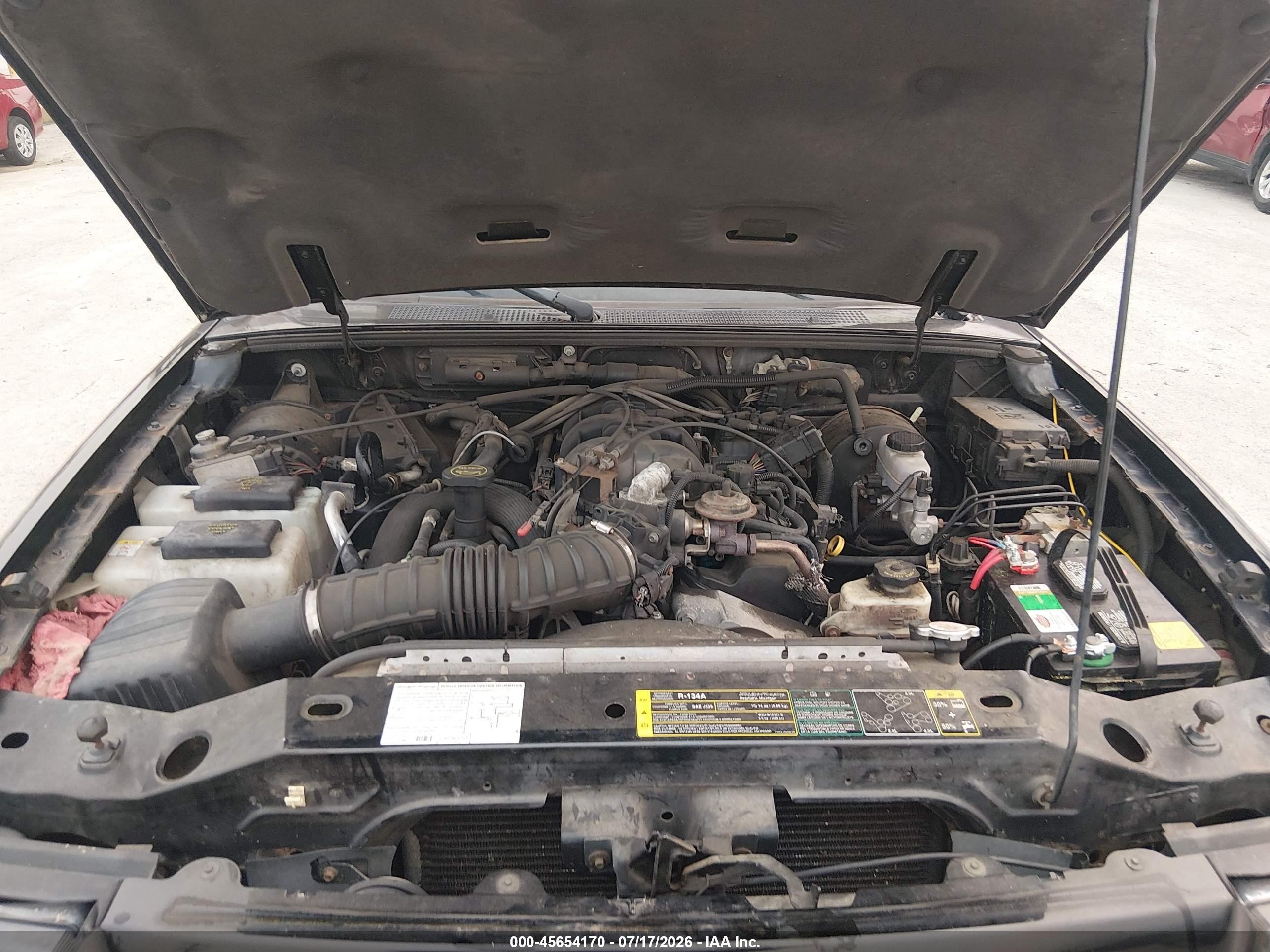 2004 Ford Ranger Edge/tremor/xlt Black vin: 1FTZR45E04PA87419