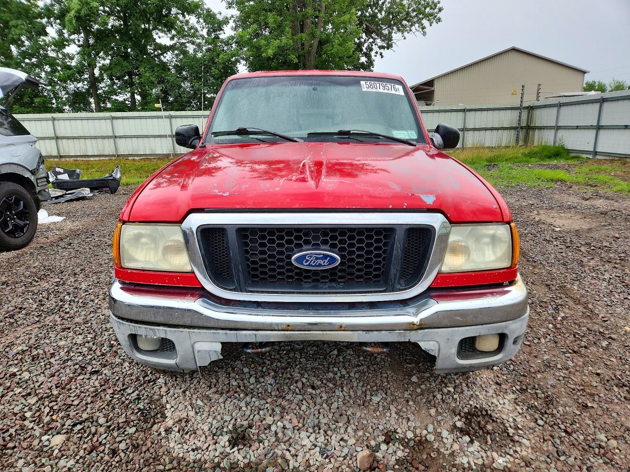 2004 Ford Ranger Super Cab Red vin: 1FTZR45E04TA12646