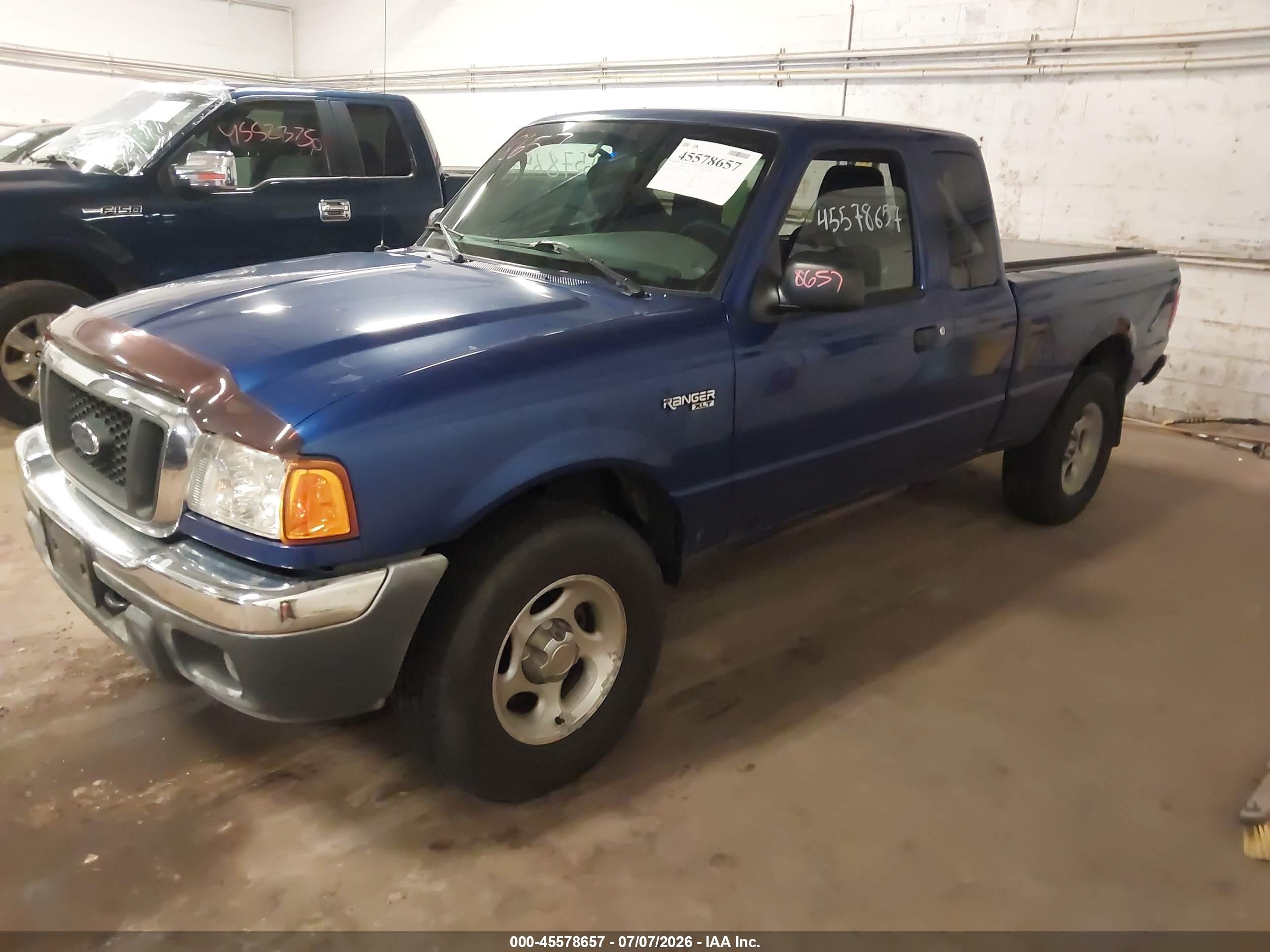 2005 Ford Ranger Edge/fx4 Level Ii/fx4 Off-road/xlt Blue vin: 1FTZR45E05PA45107