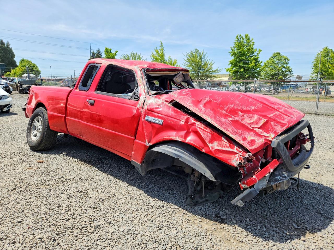 2006 Ford Ranger Super Cab Red vin: 1FTZR45E06PA25716
