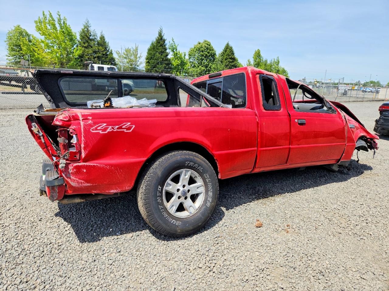 2006 Ford Ranger Super Cab Red vin: 1FTZR45E06PA25716